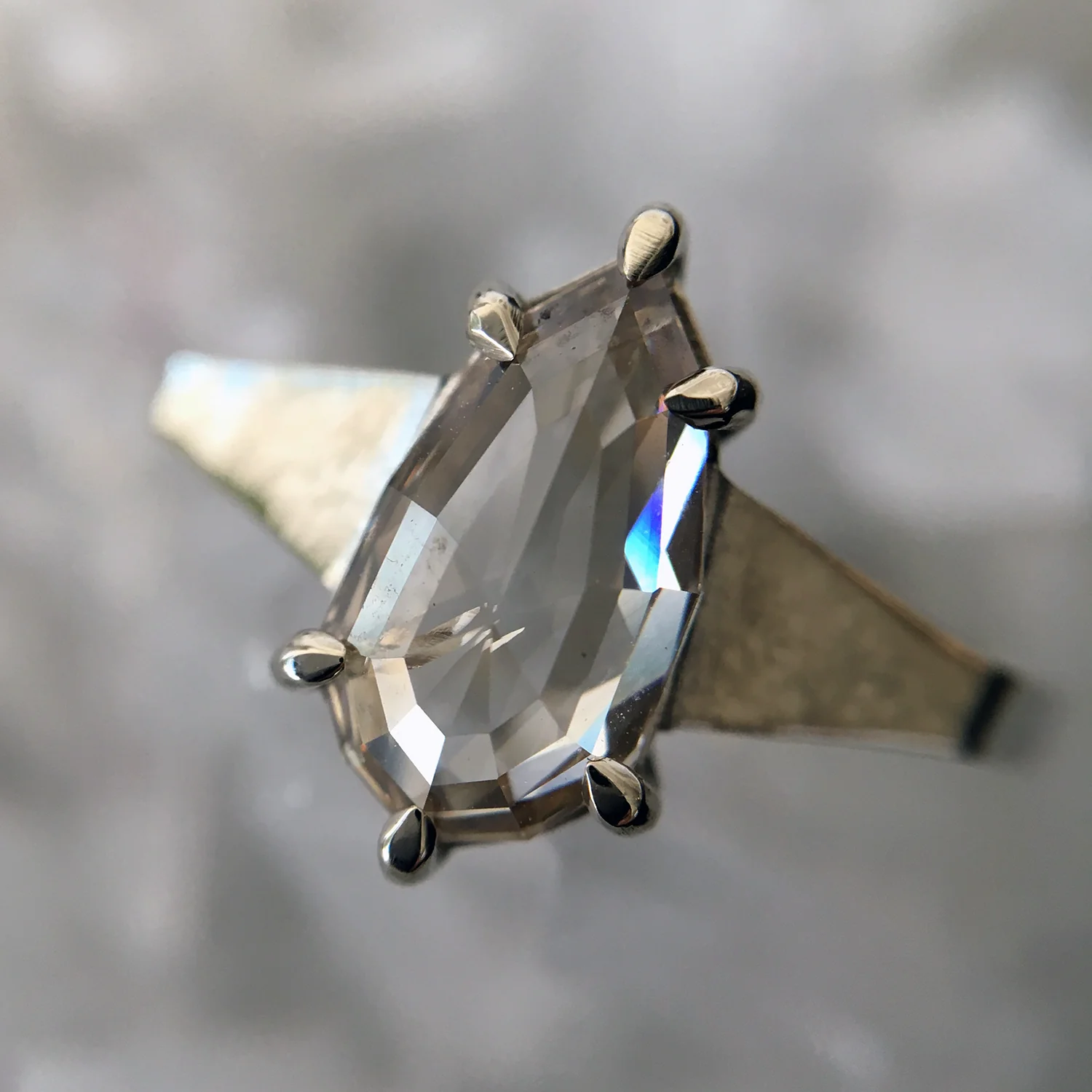 Fancy Pear Diamond Solitaire - Image 4