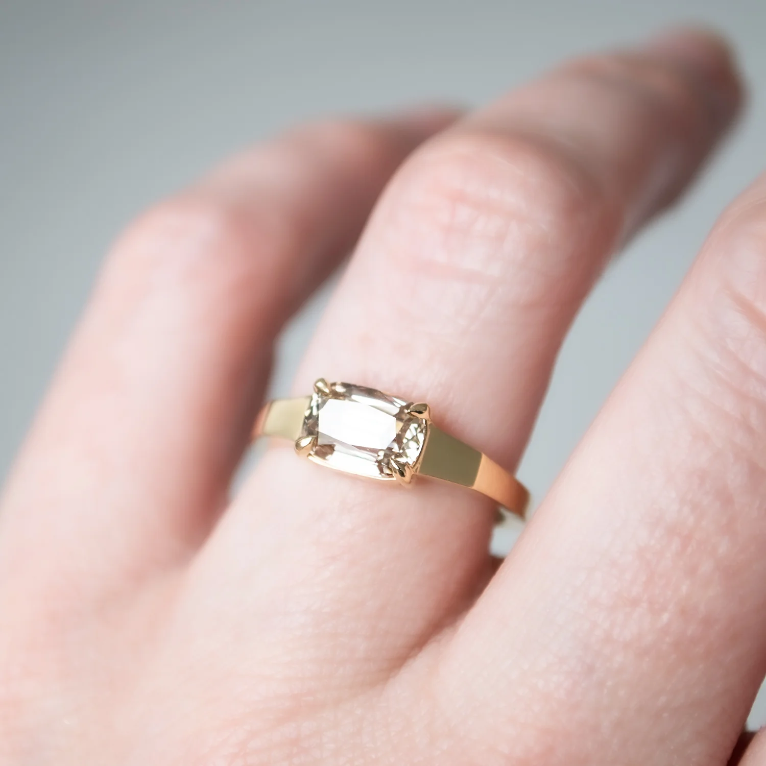 Fawn Cushion Cut Diamond Ring - Image 2
