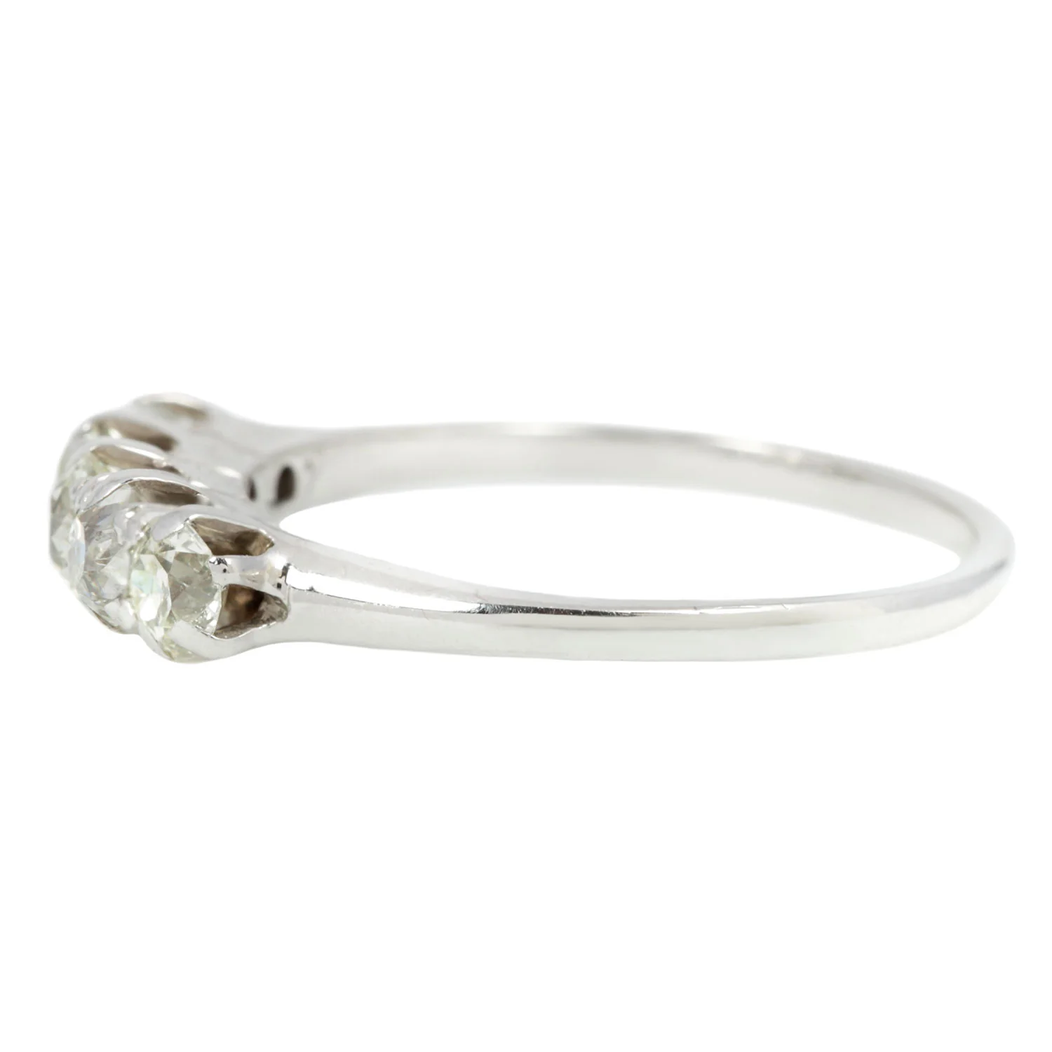 Five Diamond Platinum Ring - Image 4