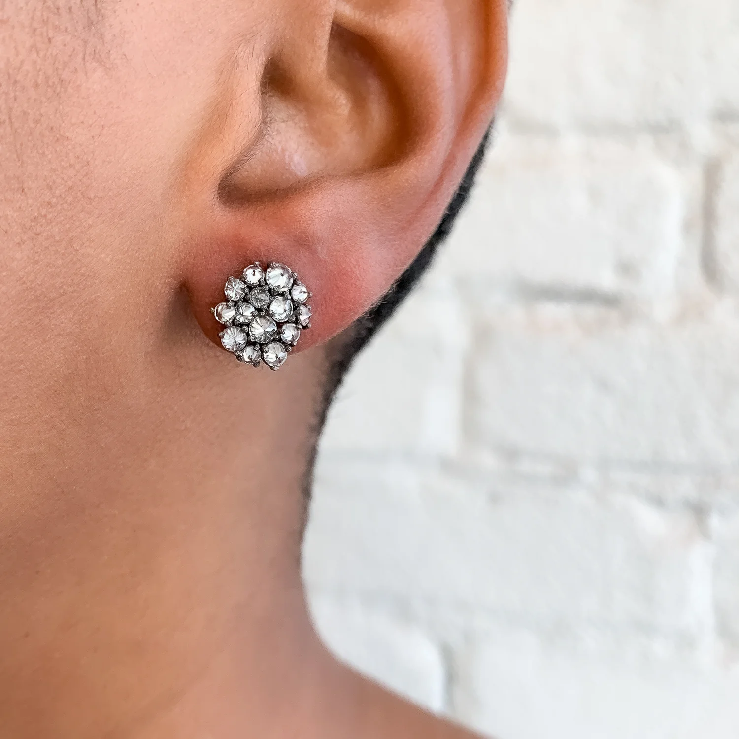 Floral Cluster Studs - Image 2