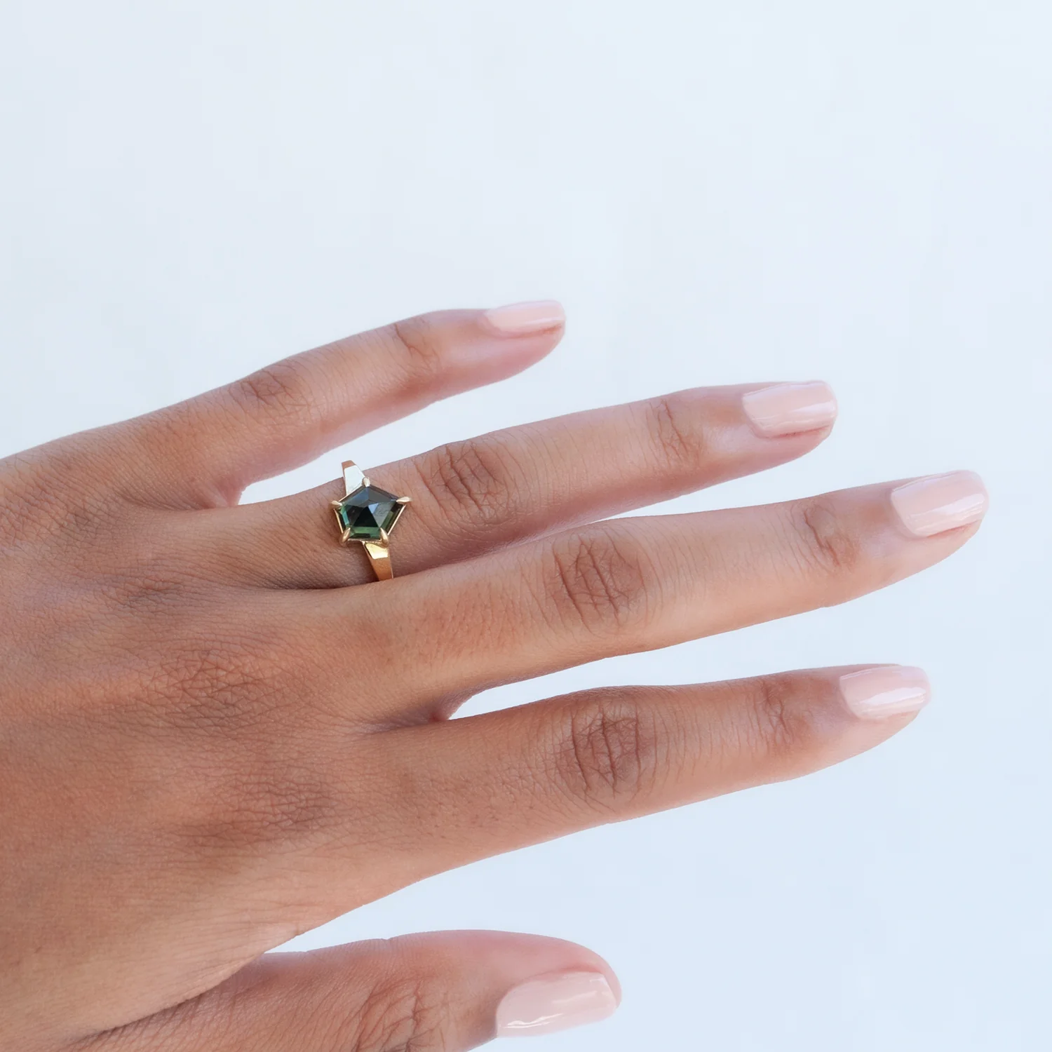 Forest Temple Sapphire Ring - Image 2