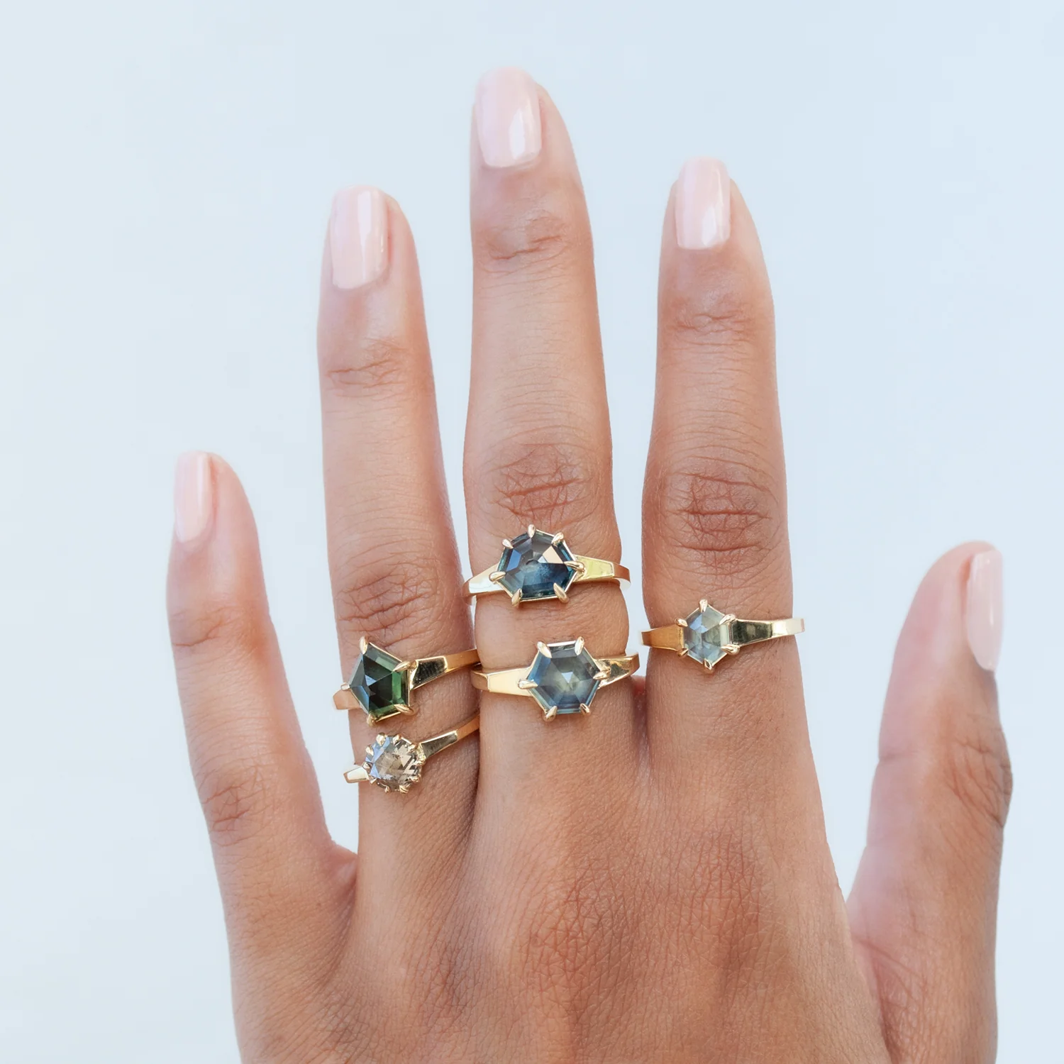 Forest Temple Sapphire Ring - Image 8