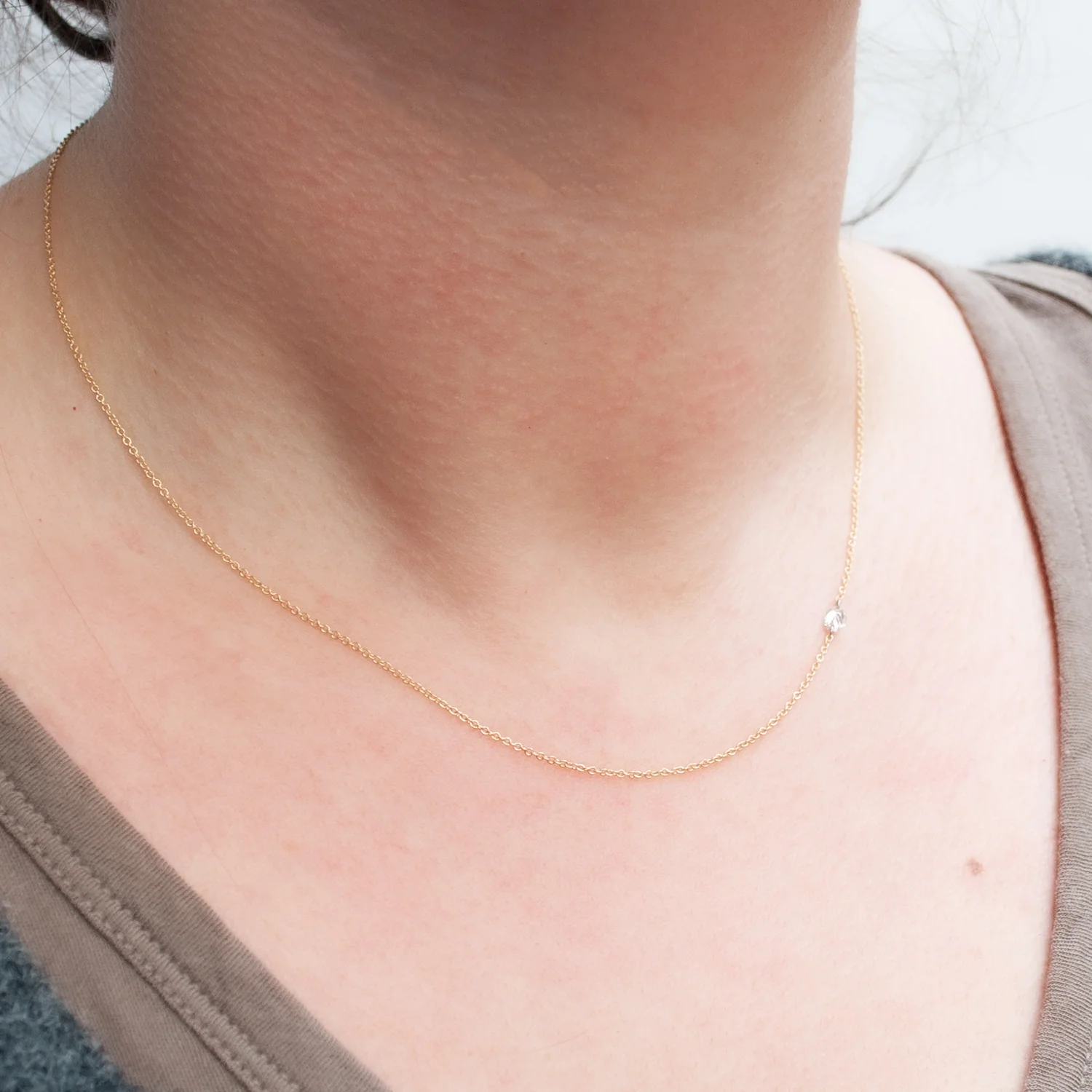 Free Set Marquise Diamond Necklace - Image 2