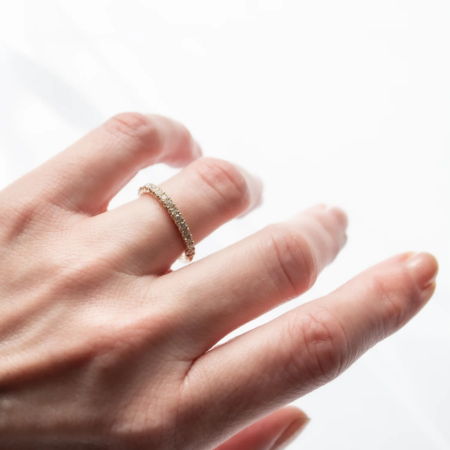 French Set Diamond Half Eternity - Image 2