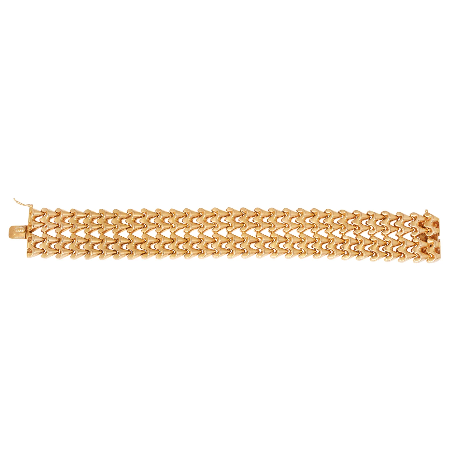 Gilded Lattice Link Bracelet - Image 3
