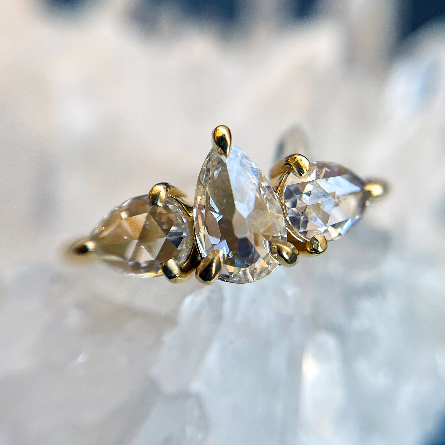 Giselle Three Diamond Ring - Image 6
