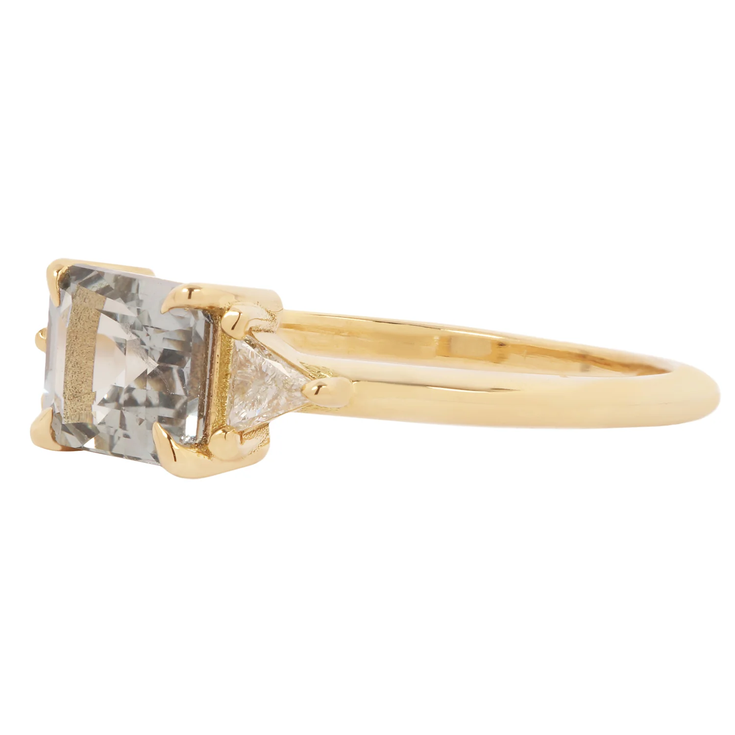 Glacial Blue Sapphire Ring - Image 3