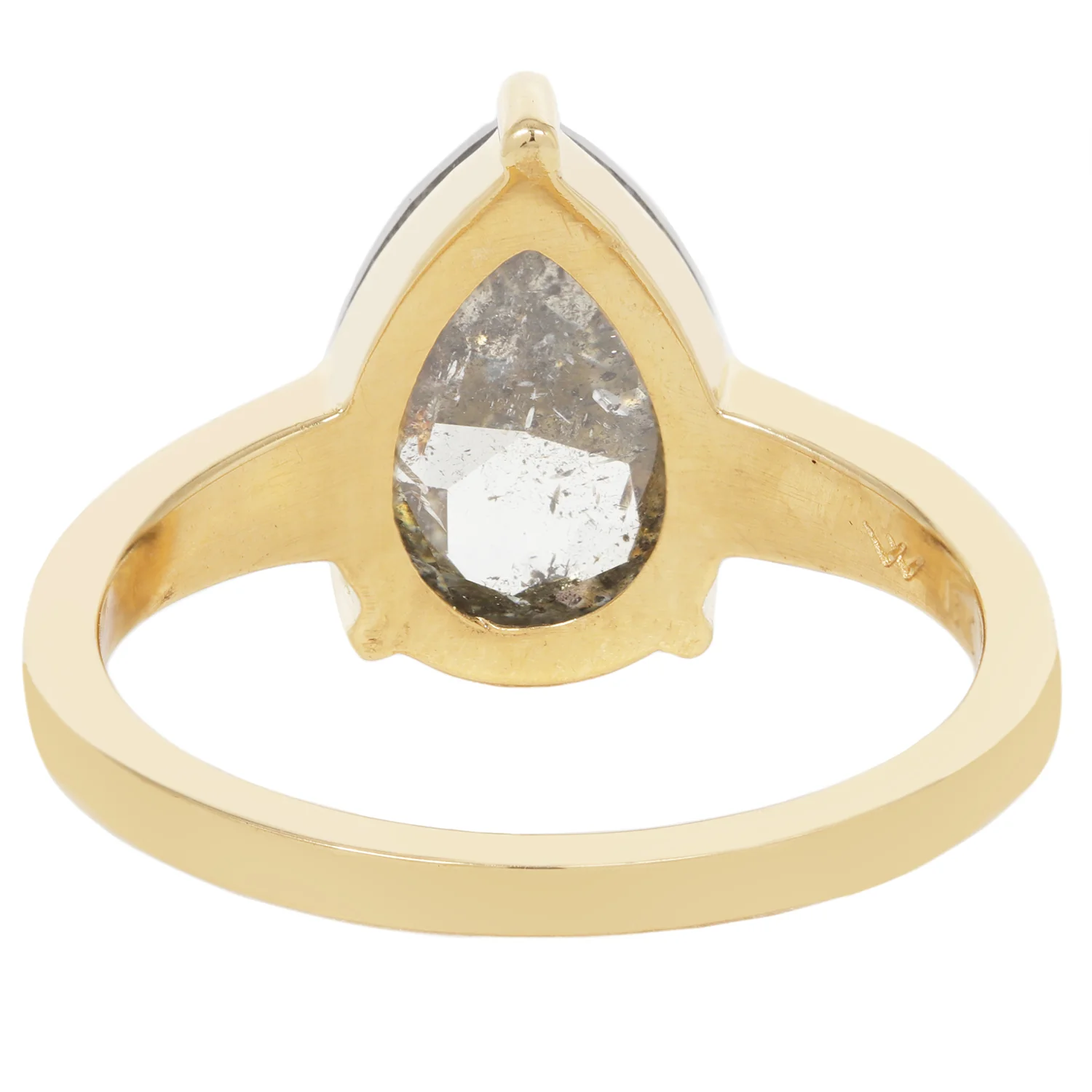 Glacier Gray Pear Diamond Ring - Image 4