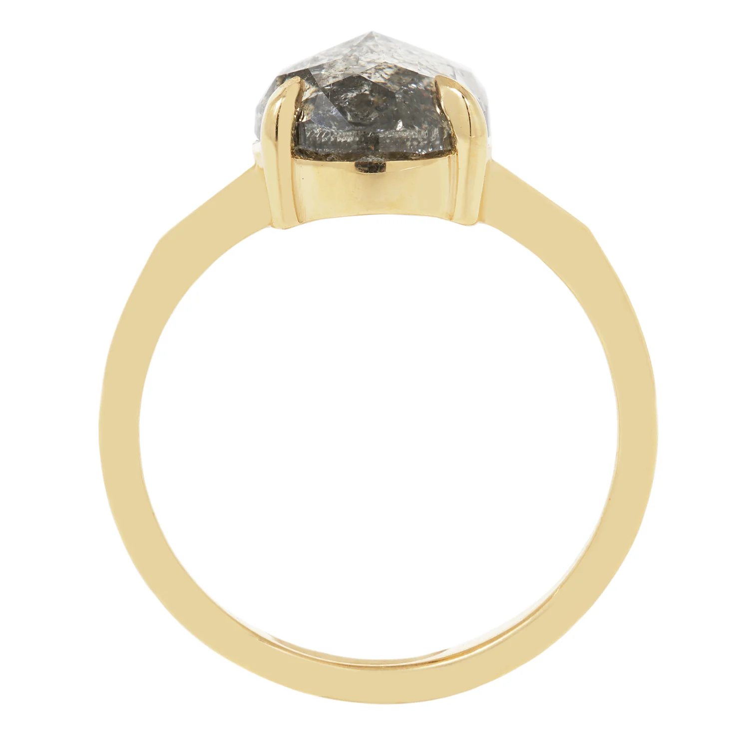 Glacier Gray Pear Diamond Ring - Image 5