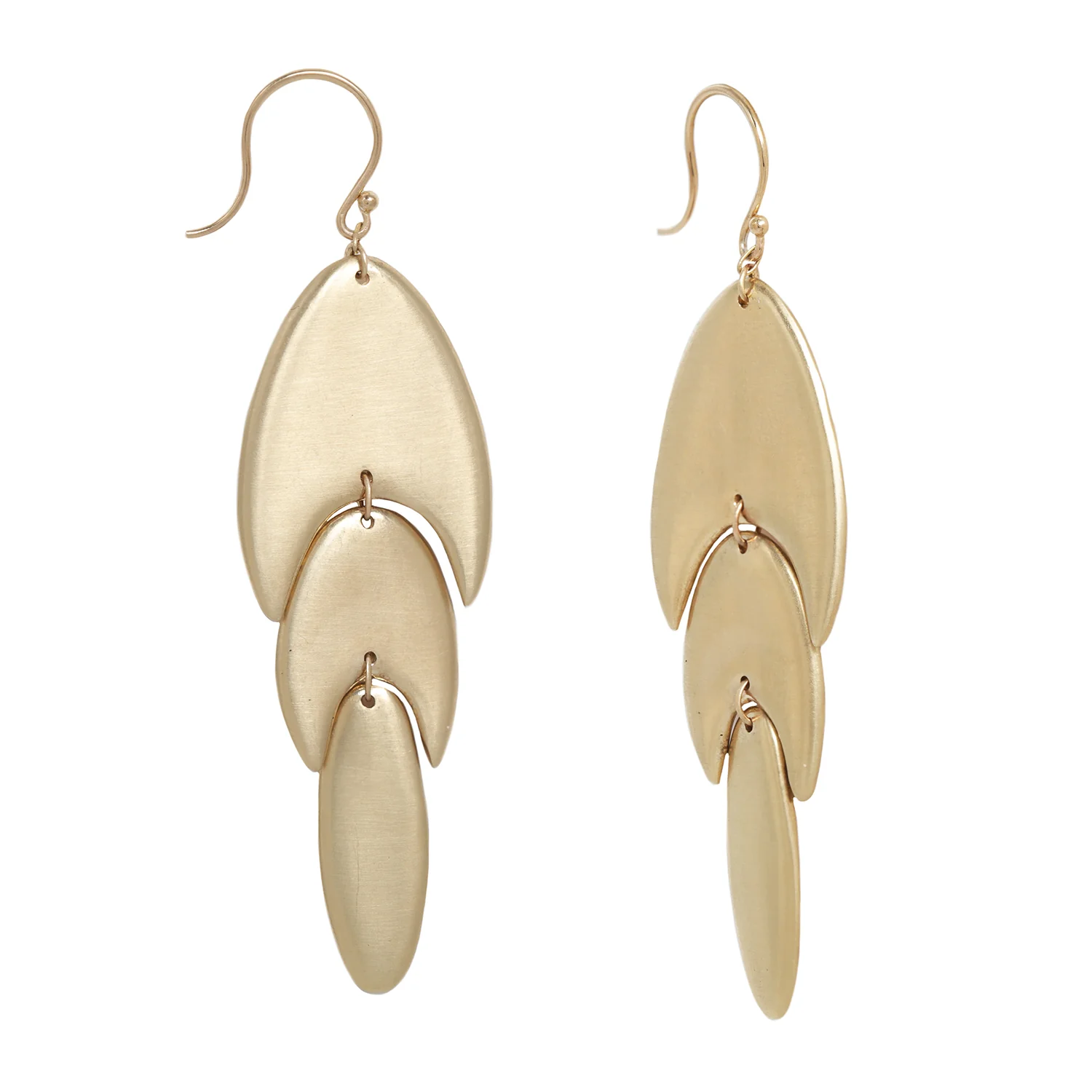 Gold Cactus Earrings - Image 4