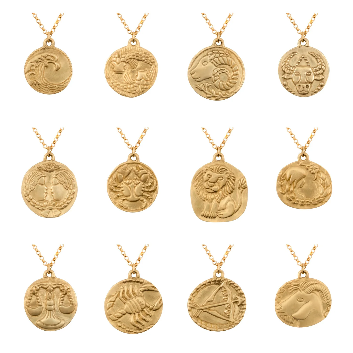 Gold Zodiac Necklace - Image 9