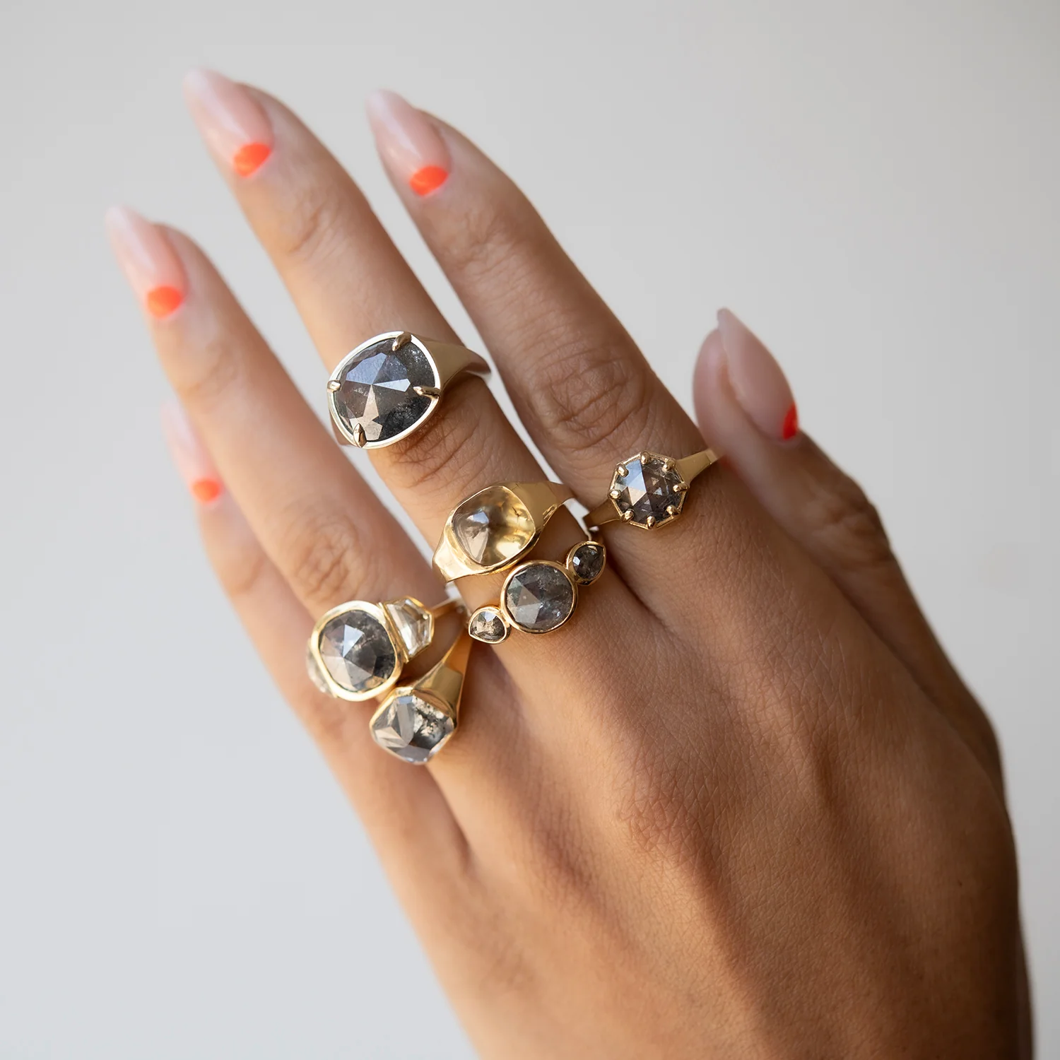 Lunar Diamond Empire Ring - Image 6