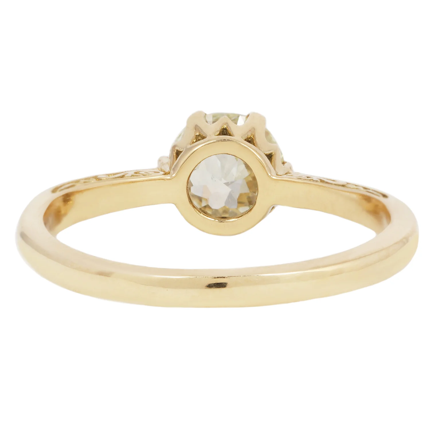 Golden Crown Jubilee Diamond Solitaire - Image 4