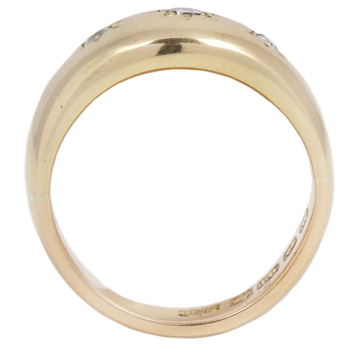 Golden Sun Diamond Star Ring - Image 4