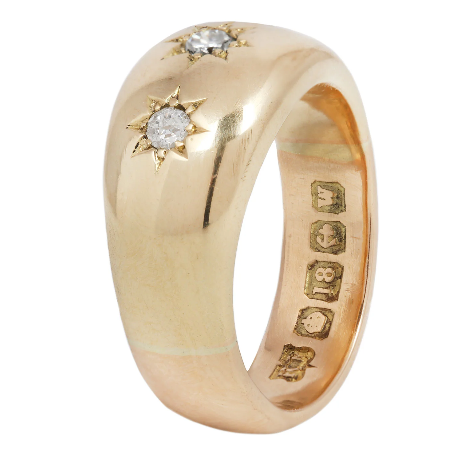 Golden Sun Diamond Star Ring - Image 5