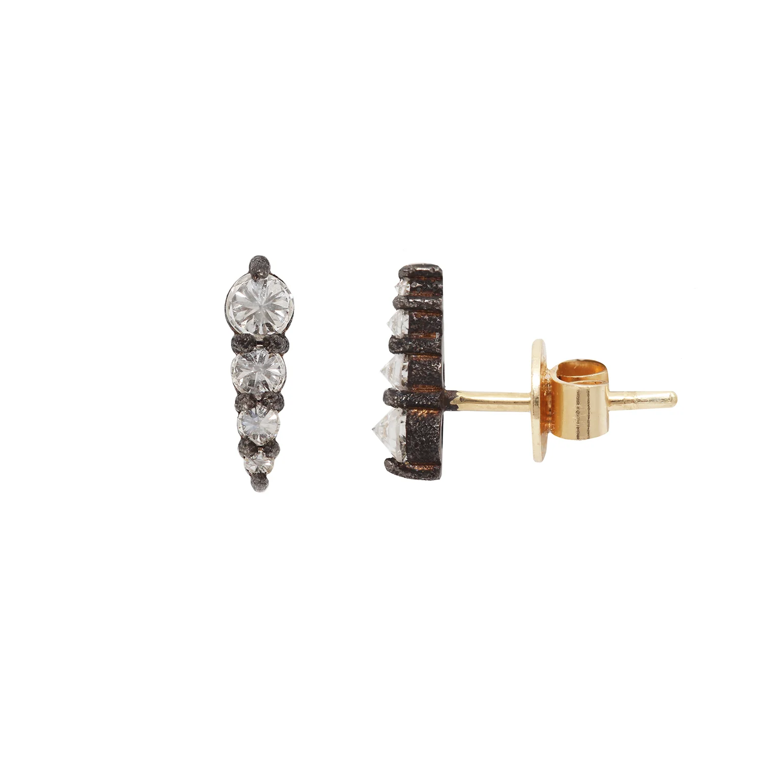 Graduated Diamond Studs - Image 3