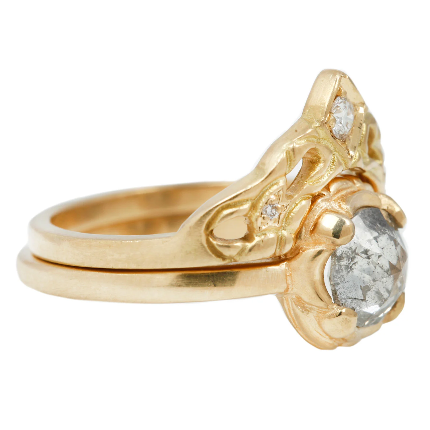 Gray Diamond Josephine Ring - Image 5