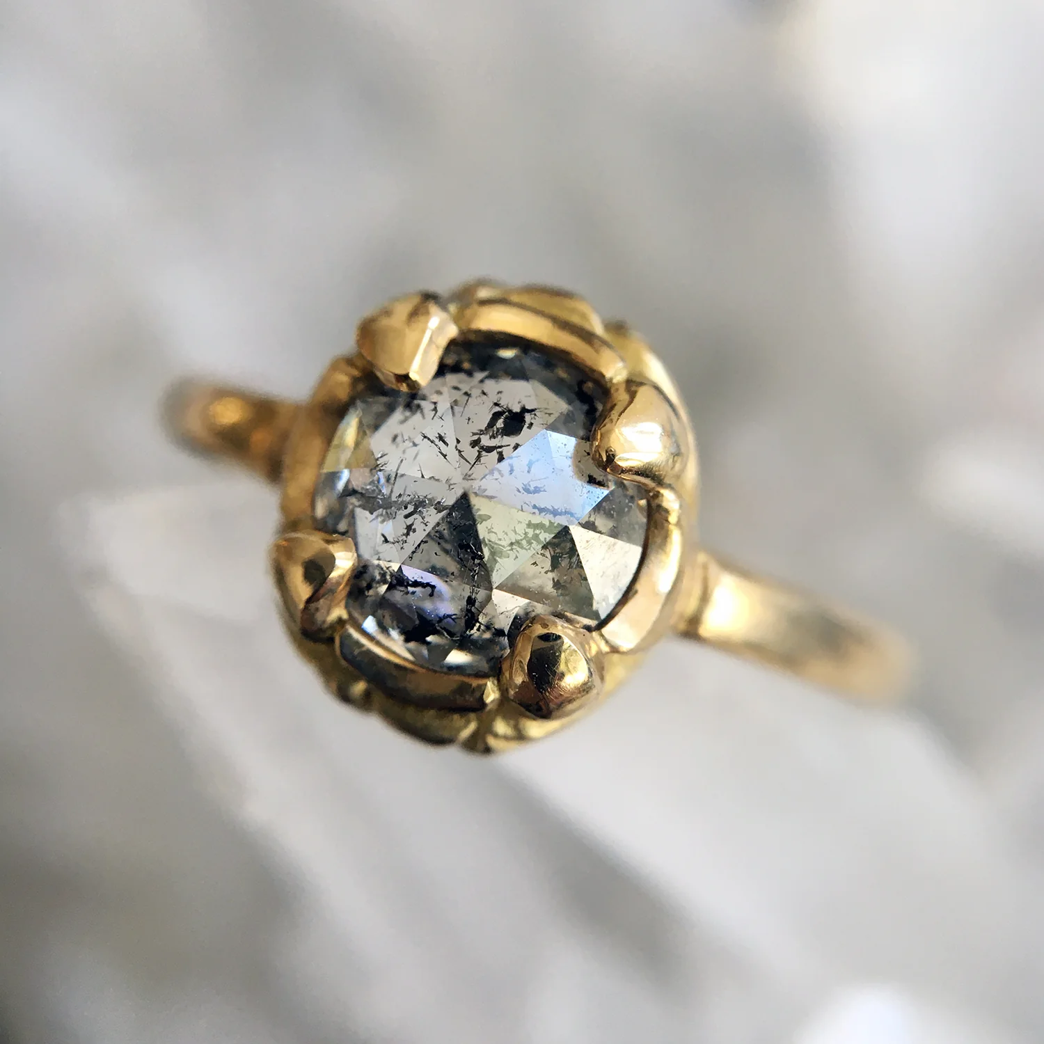 Gray Diamond Josephine Ring - Image 7