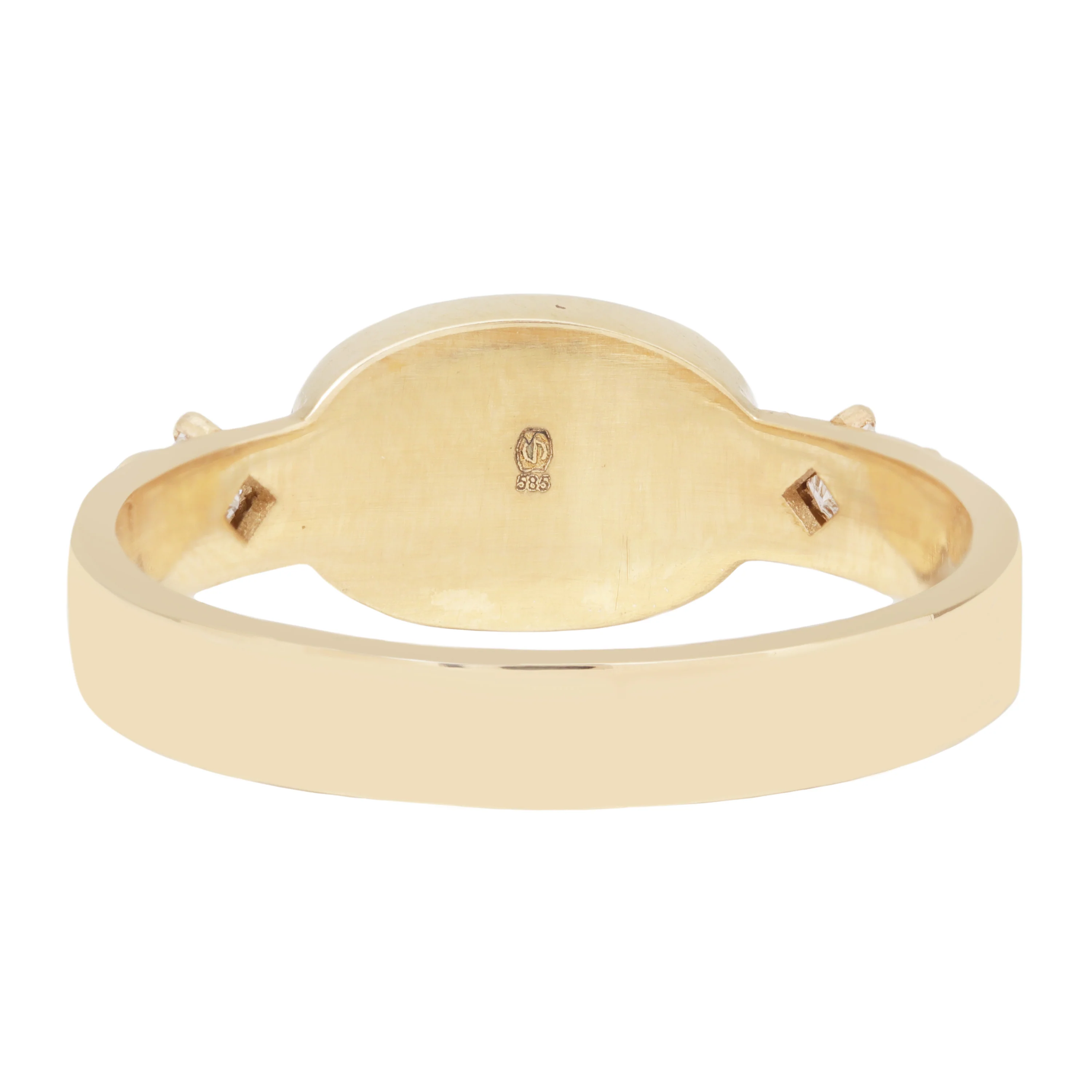 Gray Diamond Moon Totem Ring - Image 4