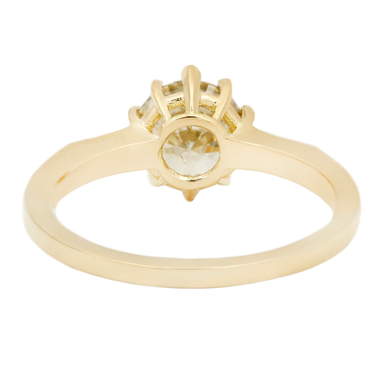 Green Tea Solitaire Ring - Image 4