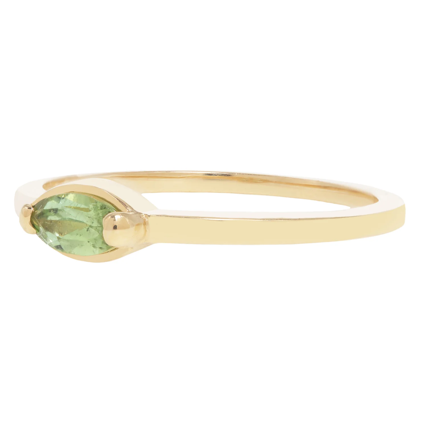 Green Tourmaline Marquise Ring - Image 3