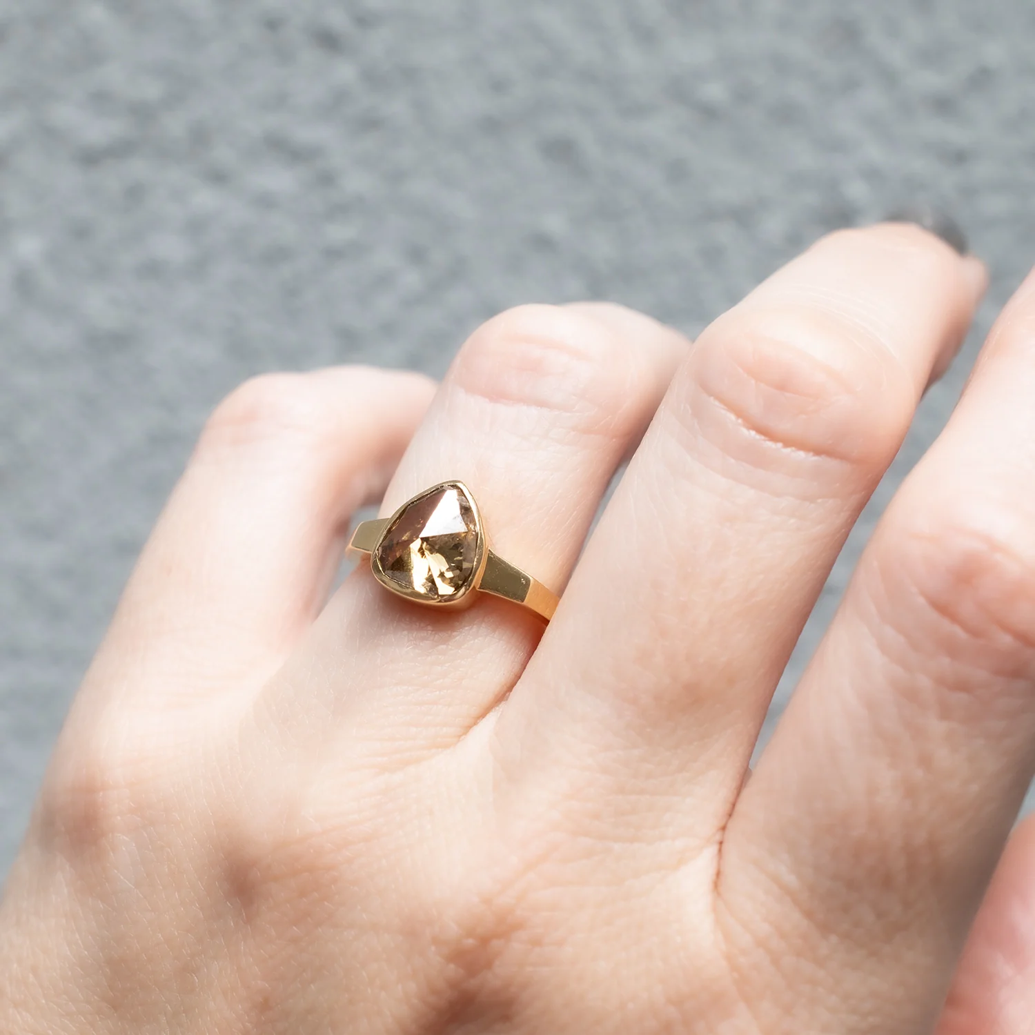 Hazel Diamond Pear Ring - Image 6