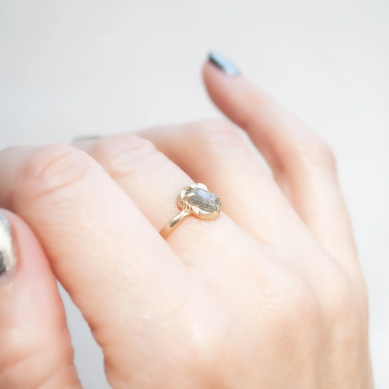 Heart of Antinous Solitaire Ring - Image 6