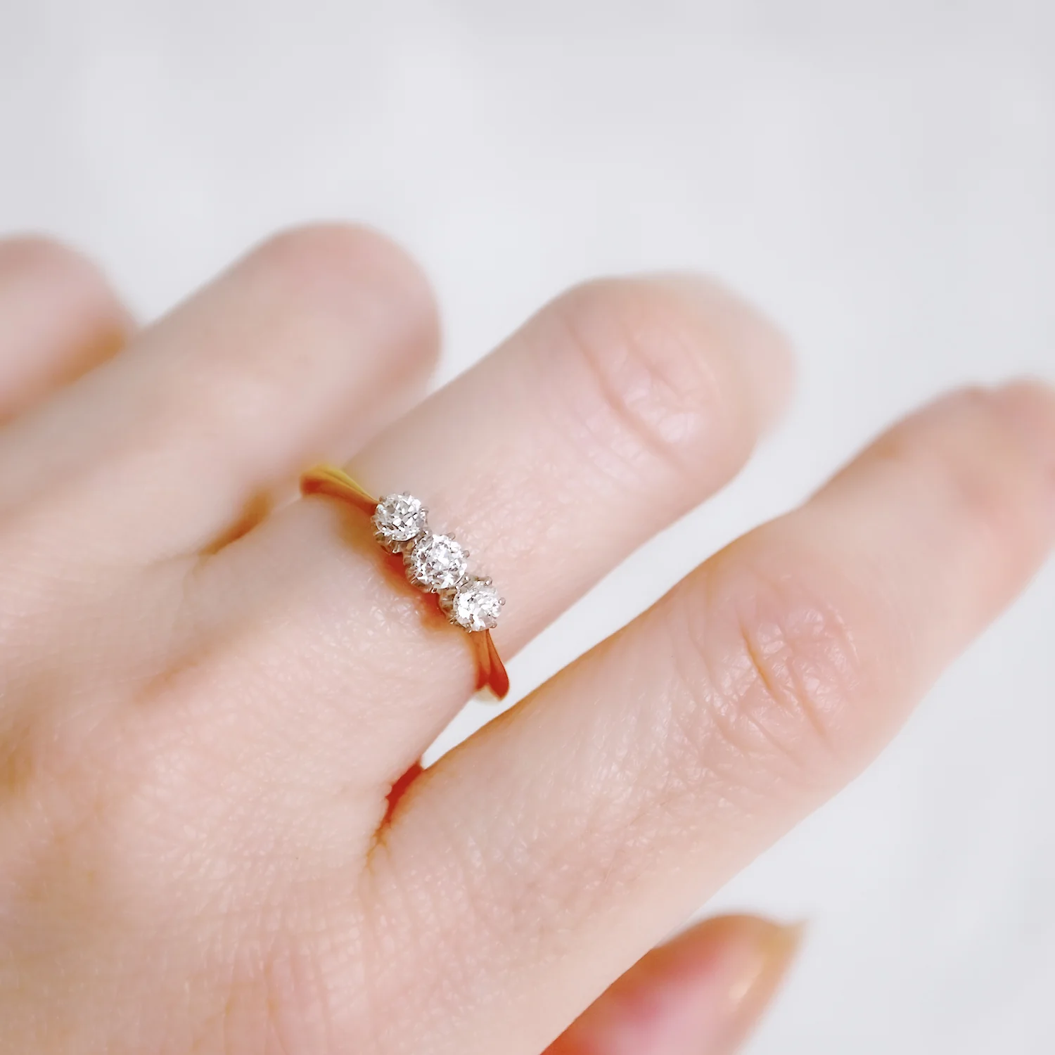 Heirloom Diamond Trilogy Ring - Image 2
