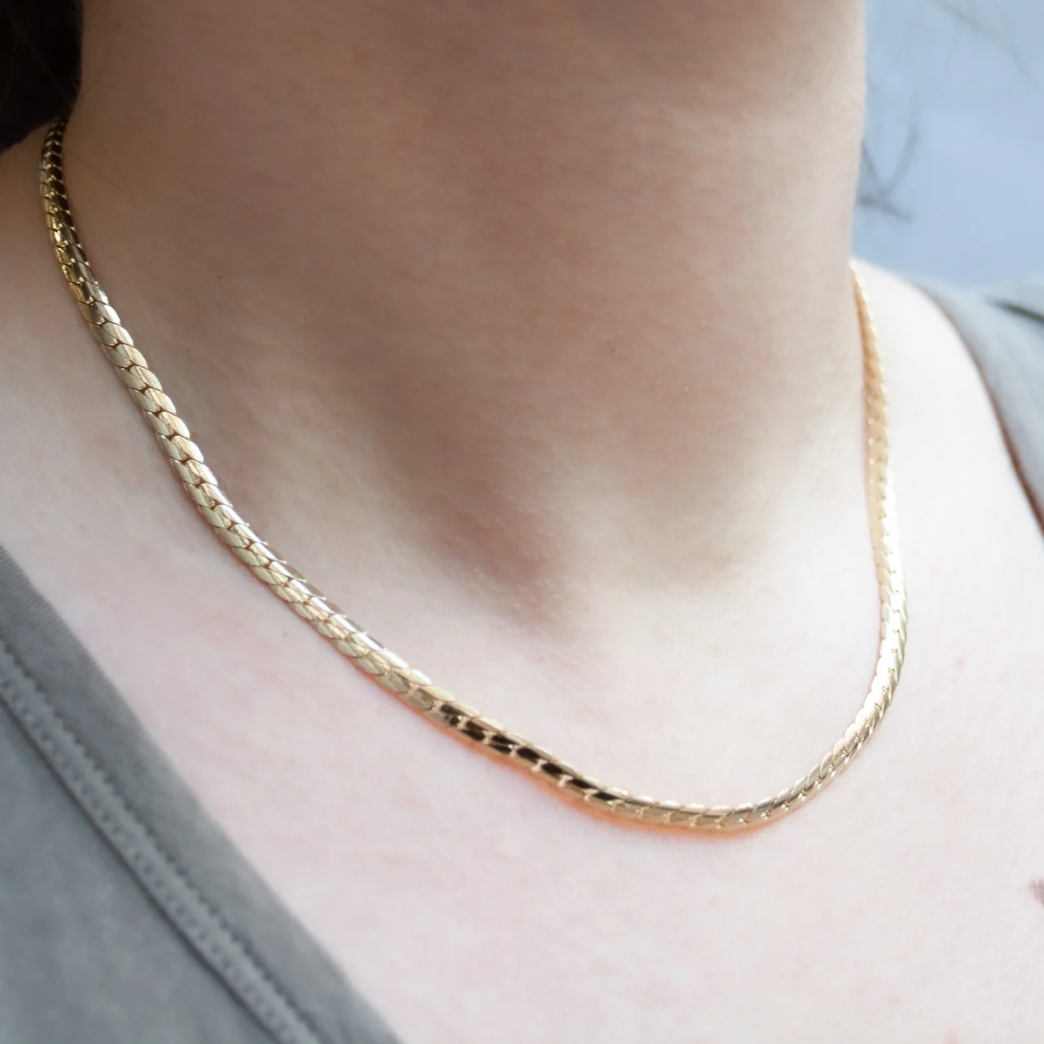 Sol Herringbone Chain - Image 2