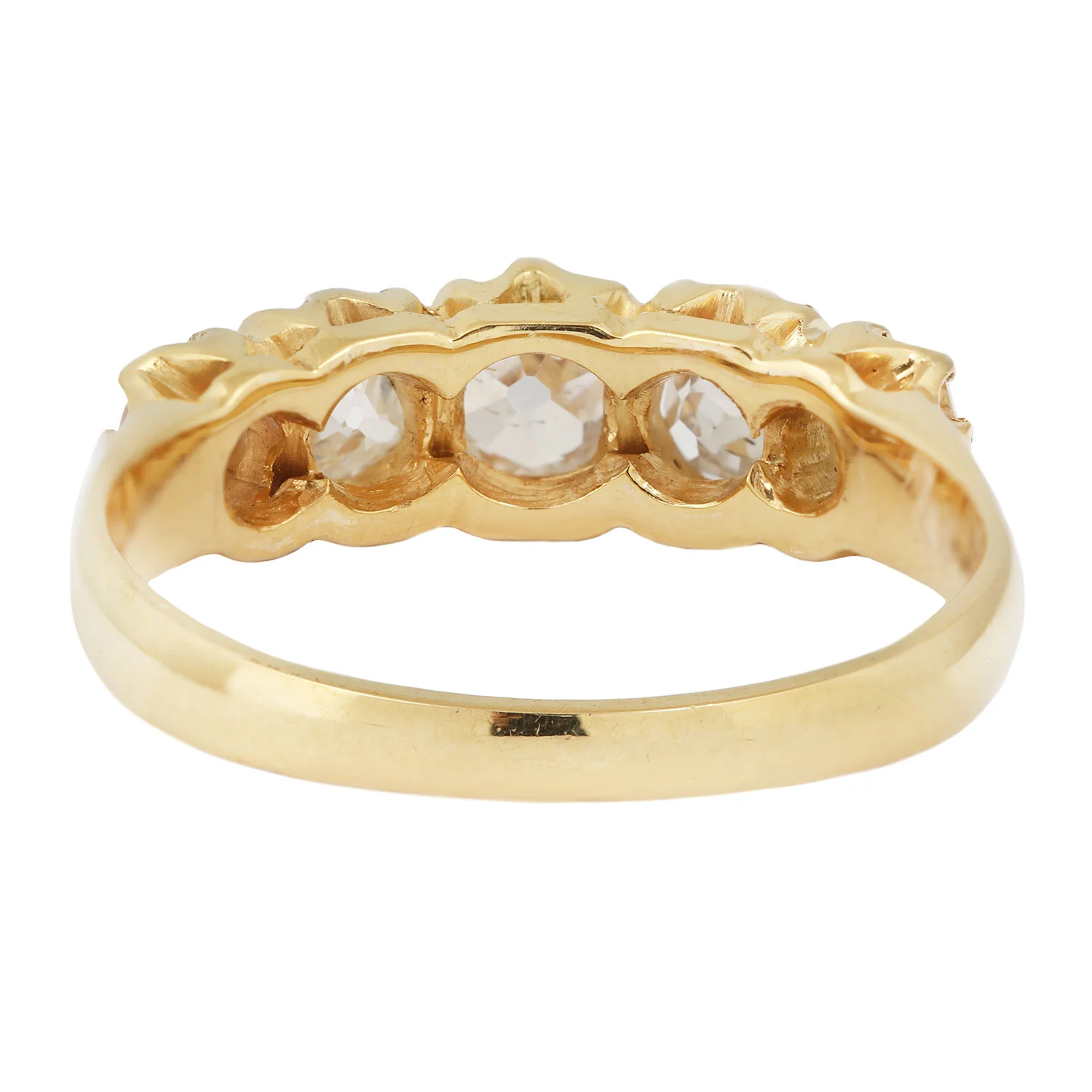 High Crown Half Hoop Ring - Image 4