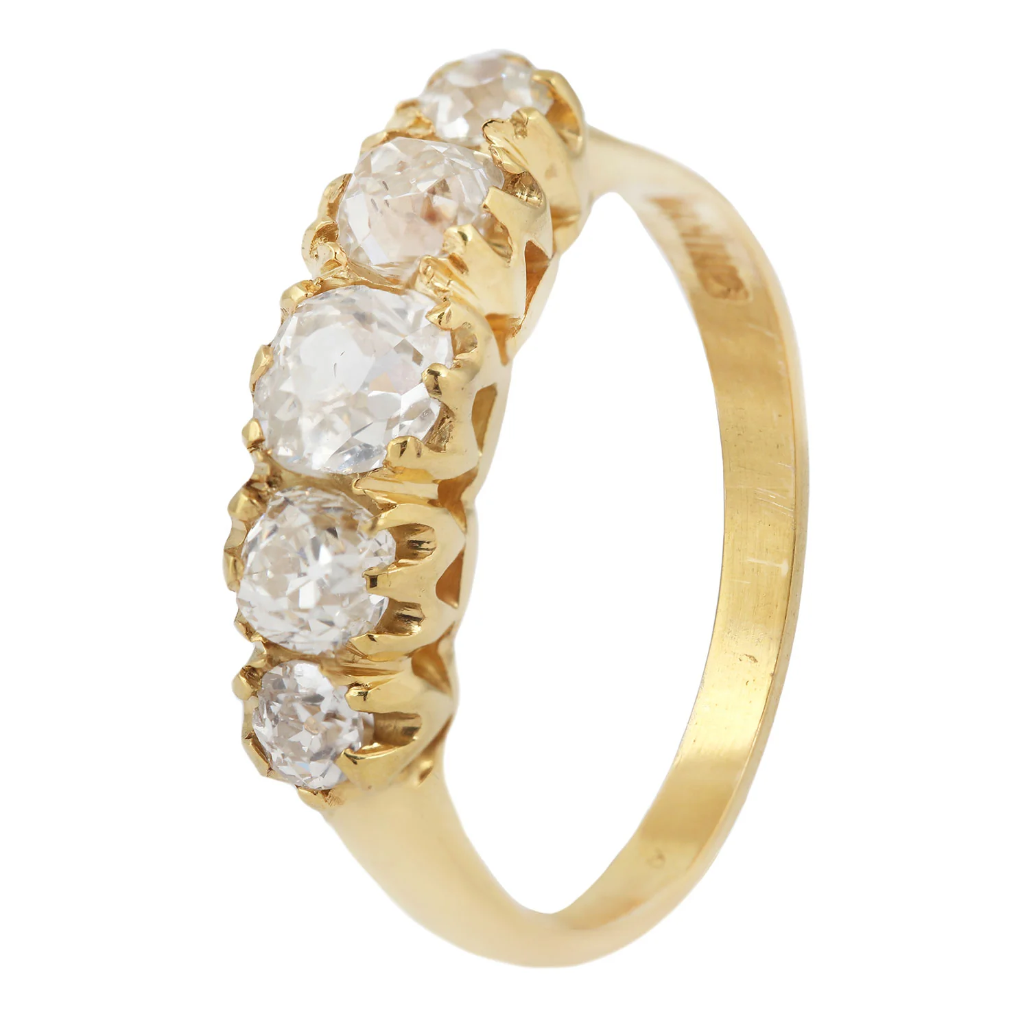 High Crown Half Hoop Ring - Image 5