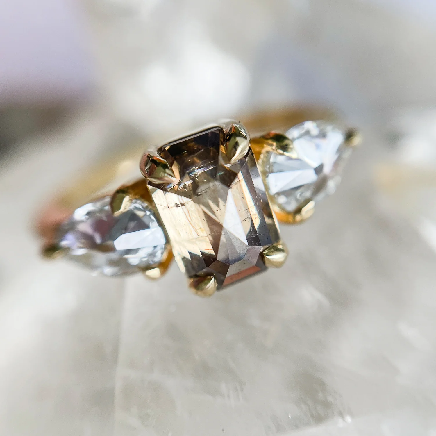 High Desert Three Diamond Ring - Image 6