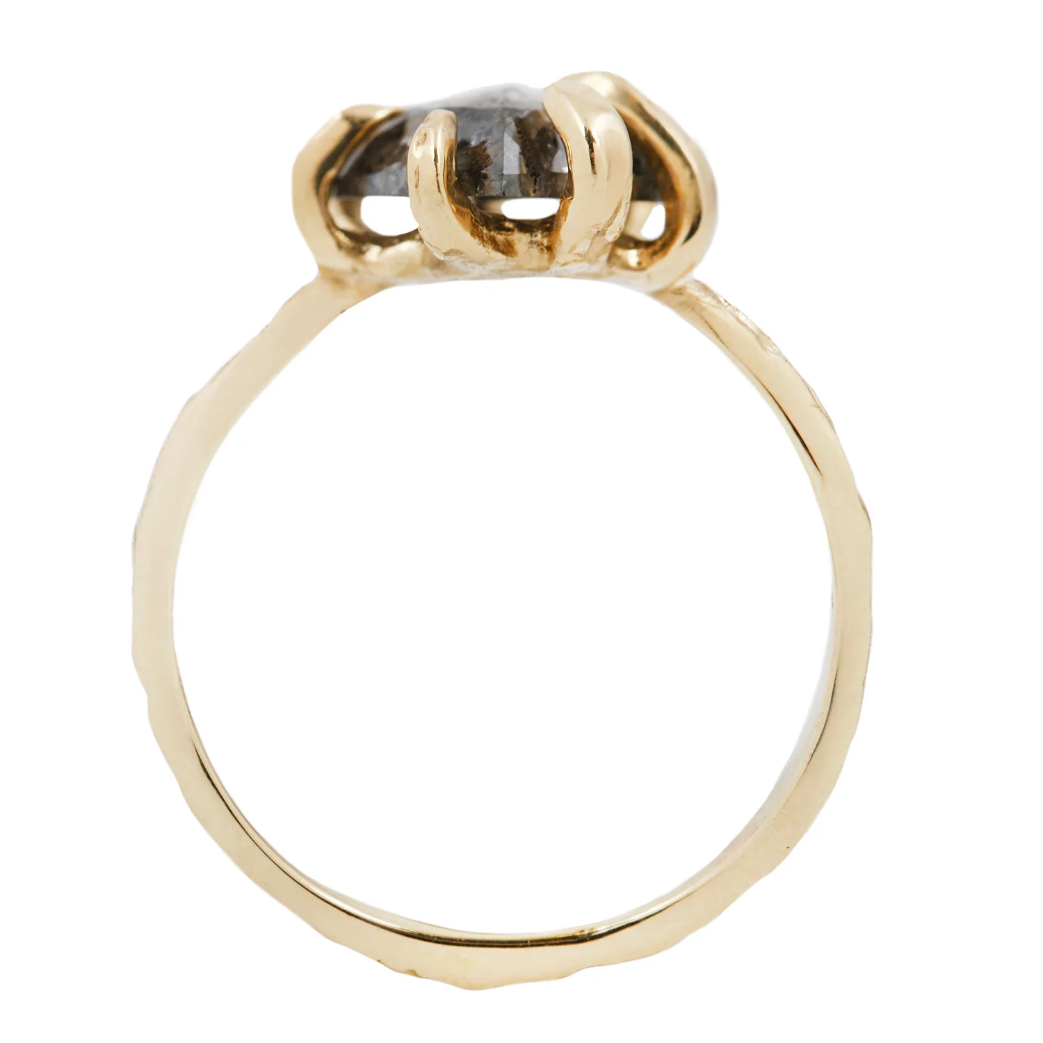 Hill Top Stingray Claw Solitaire Ring - Image 6