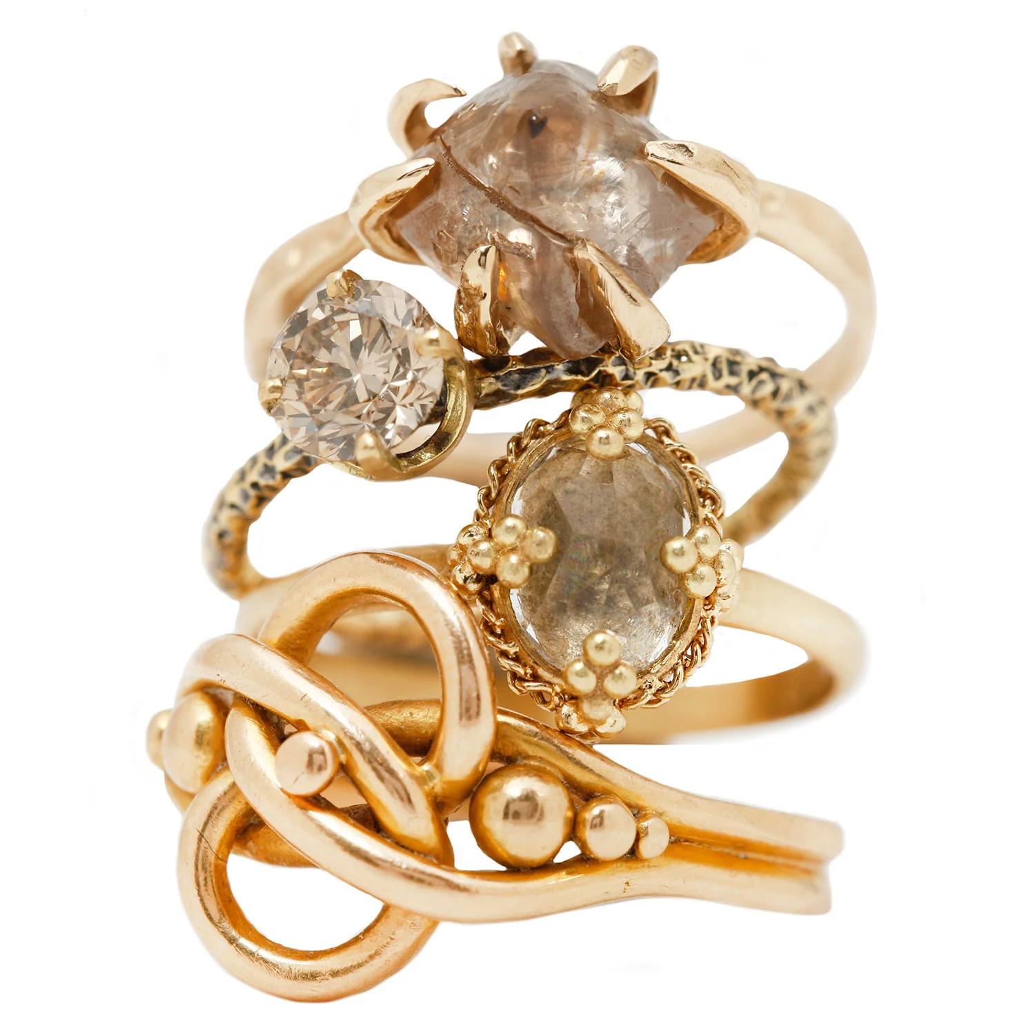 Homespun Brown Sugar Diamond Ring - Image 4