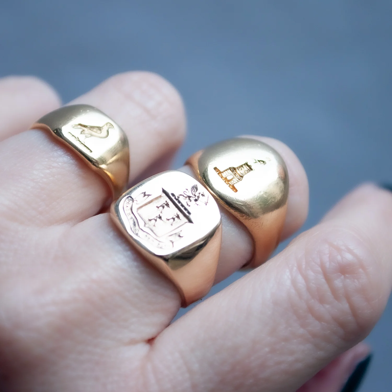 Homing Bird Signet Ring - Image 6