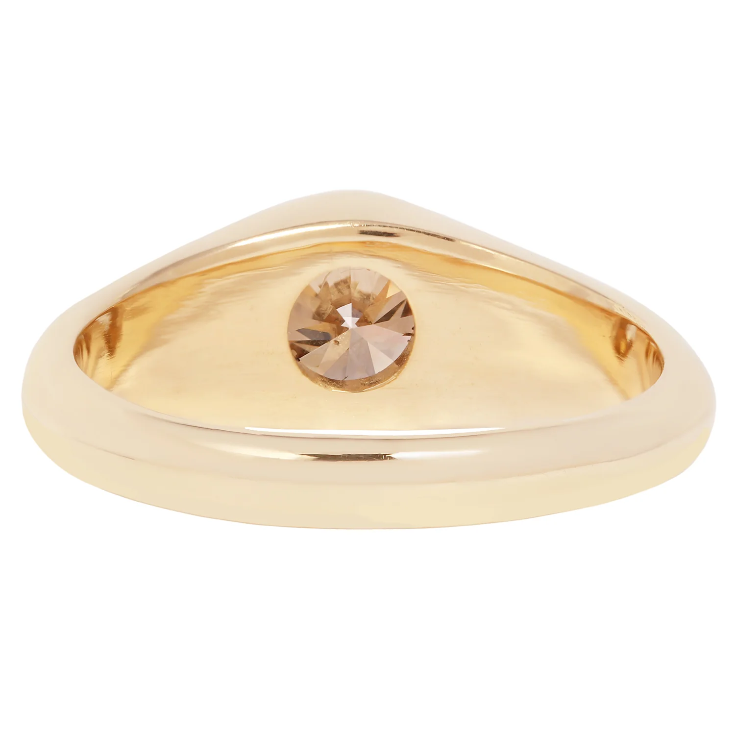 Honeydrop Diamond Signet Ring - Image 4