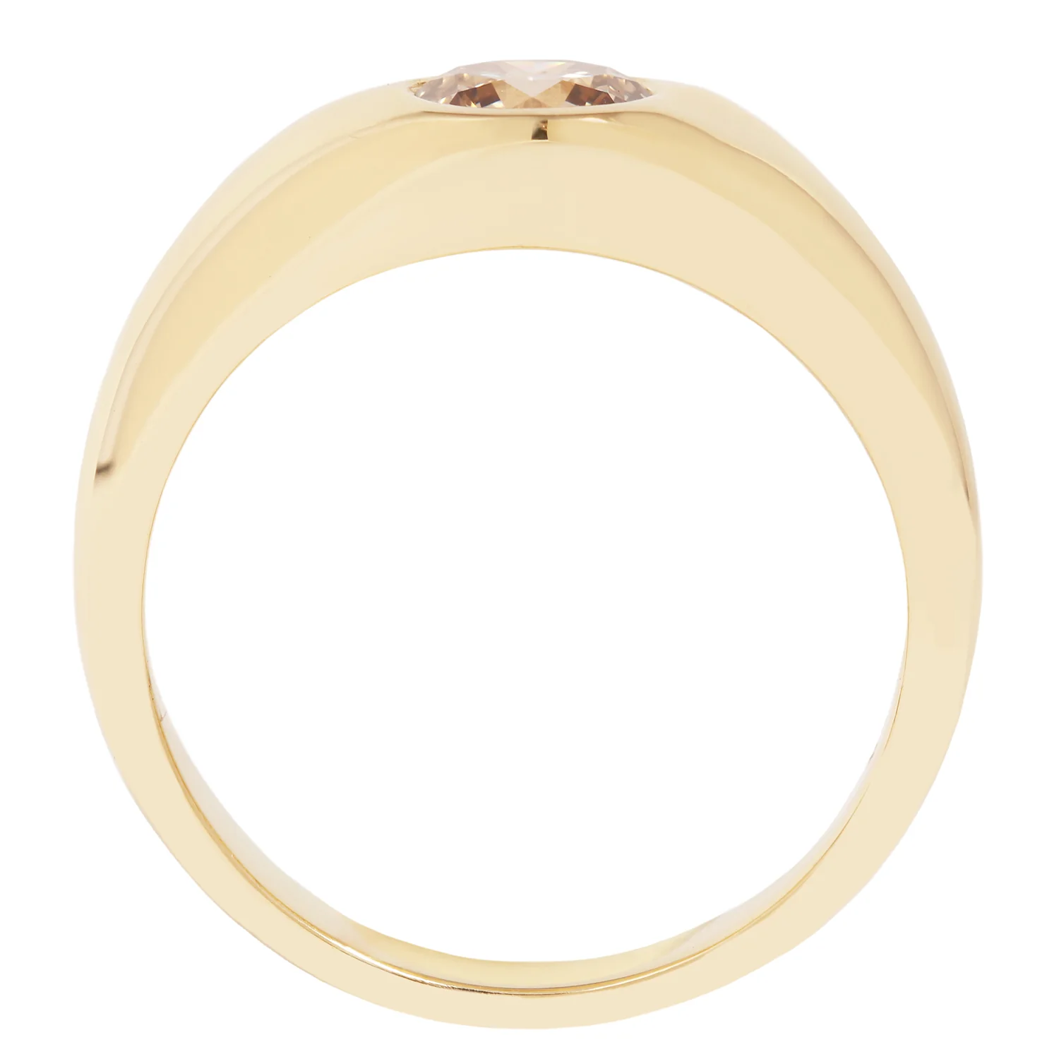 Honeydrop Diamond Signet Ring - Image 5