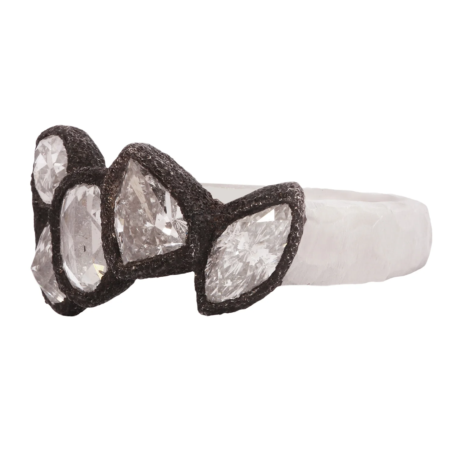 Icy Diamond Cluster Ring - Image 2