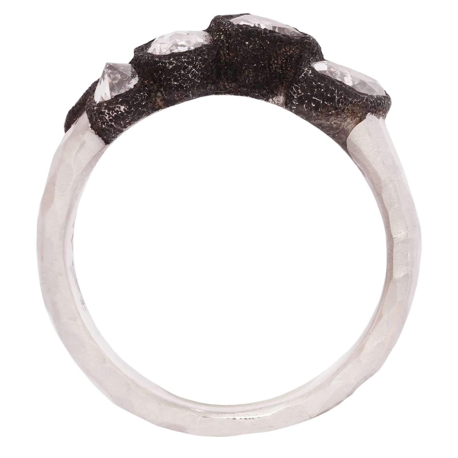 Icy Diamond Cluster Ring - Image 4