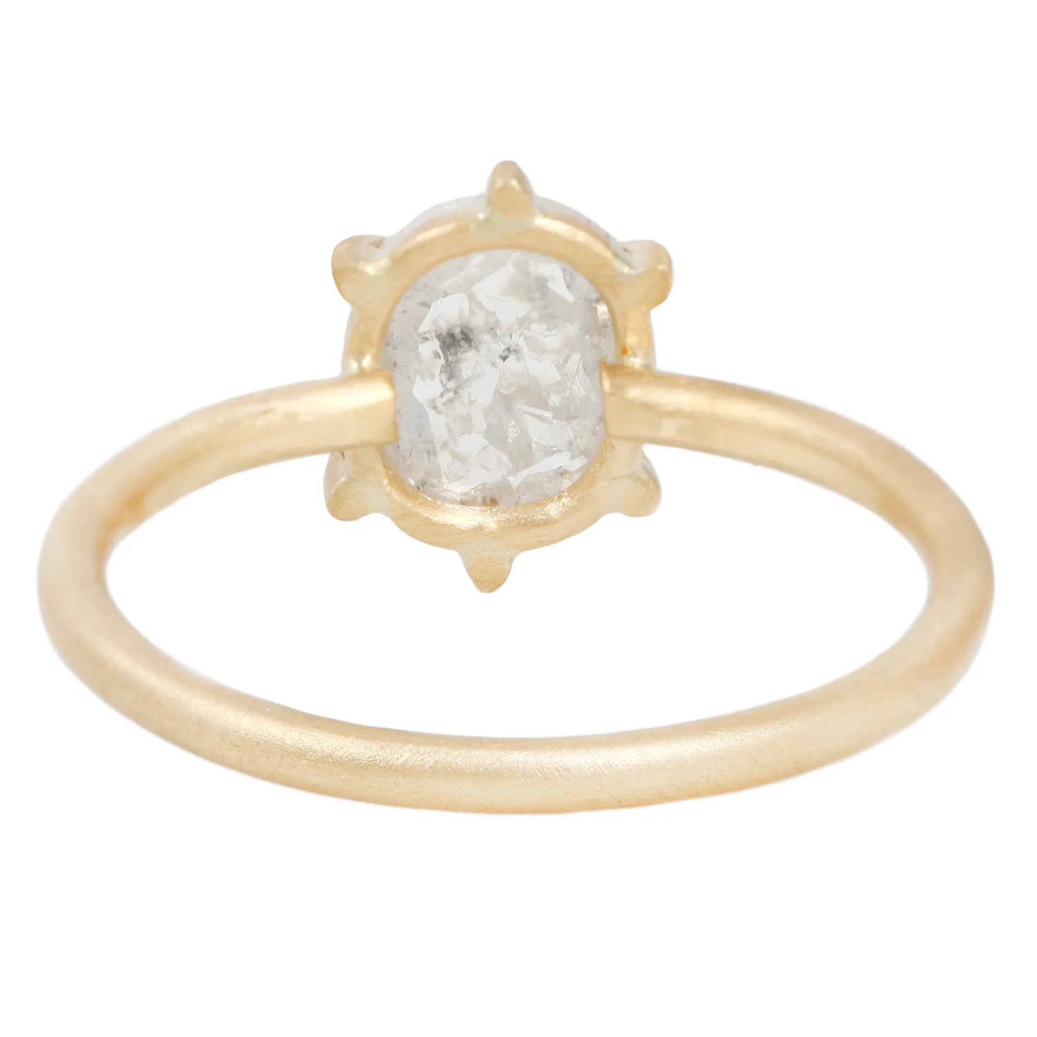 Icy Oval Diamond Hera Solitaire - Image 4