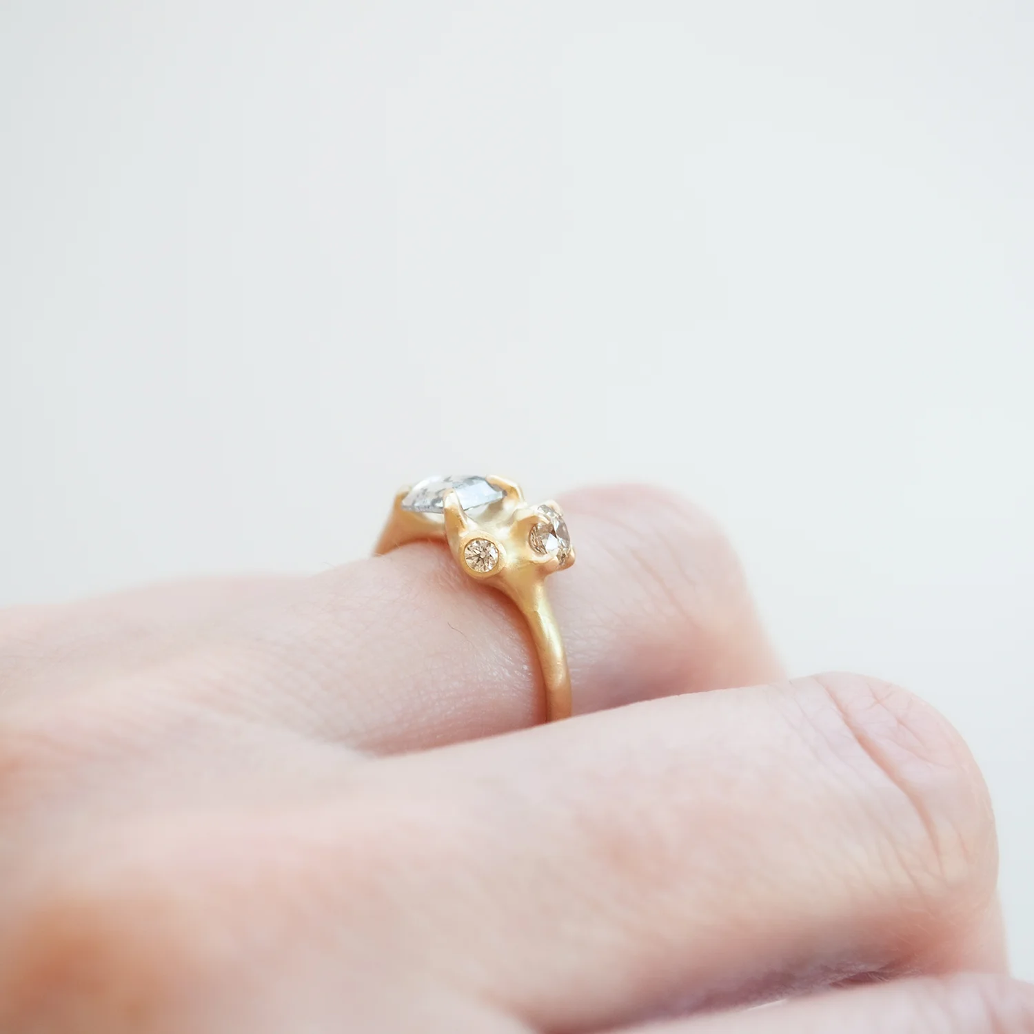 Ink Blot Diamond Cluster Ring - Image 6