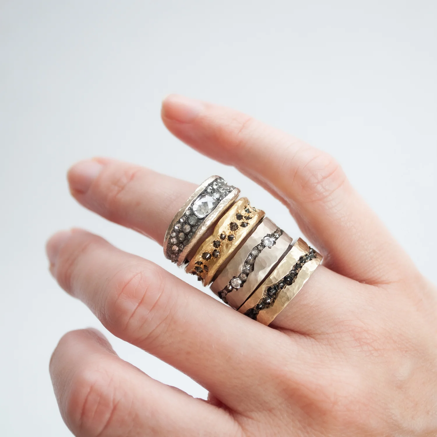Inverted Black Diamond Band - Image 3