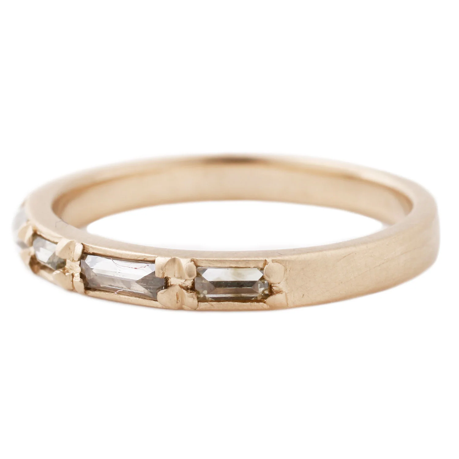 Inverted Diamond Baguette Band - Image 3