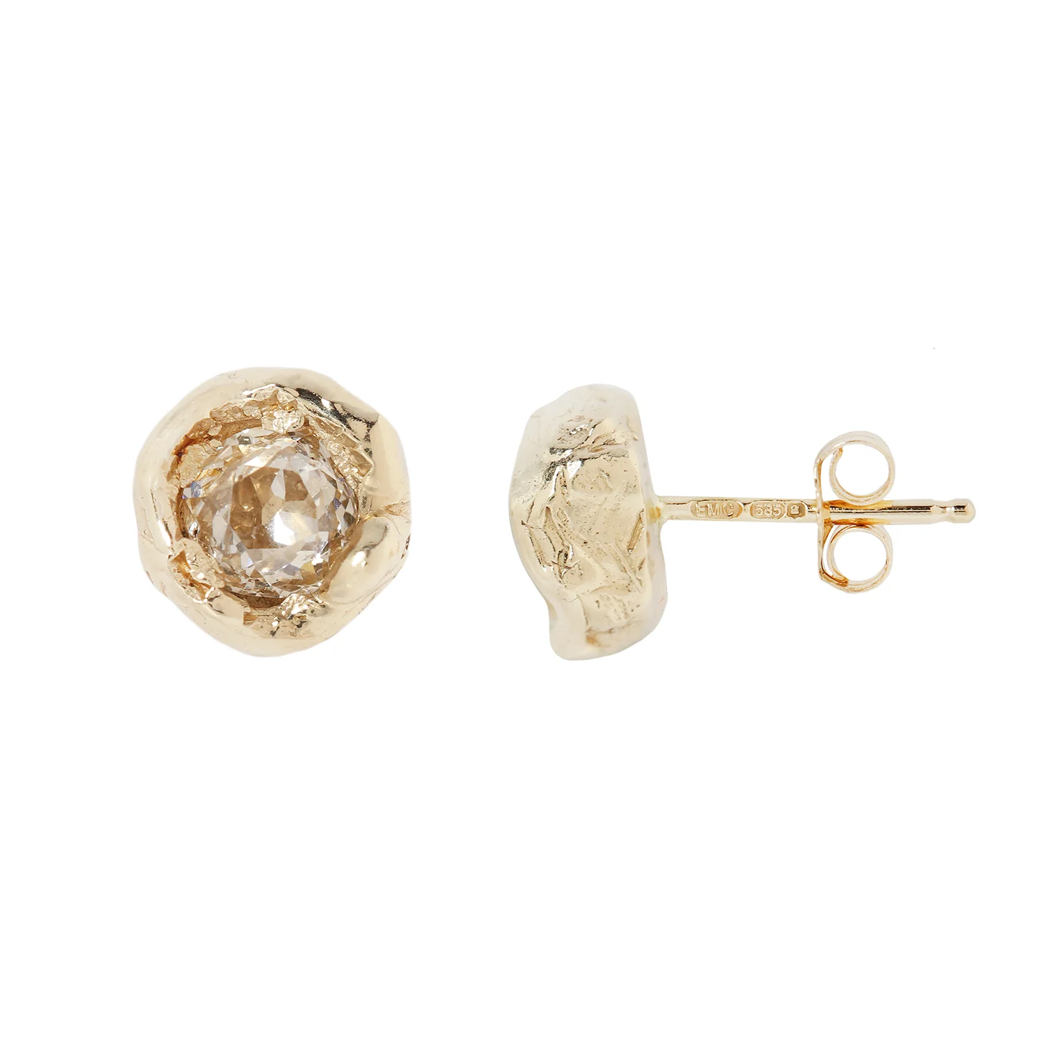 IV Old Cut Diamond Studs - Image 3