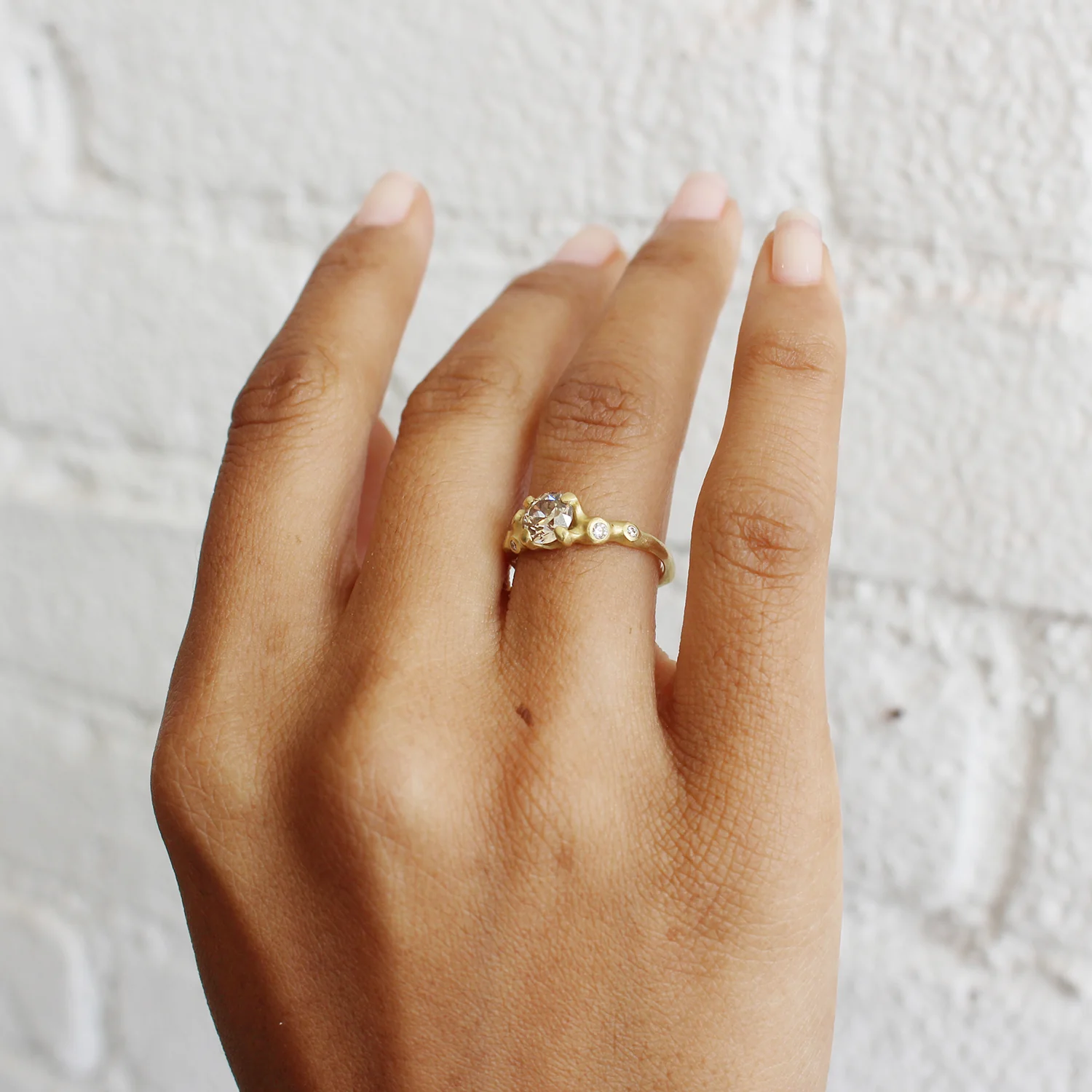 Fancy Diamond Cluster Ring - Image 2
