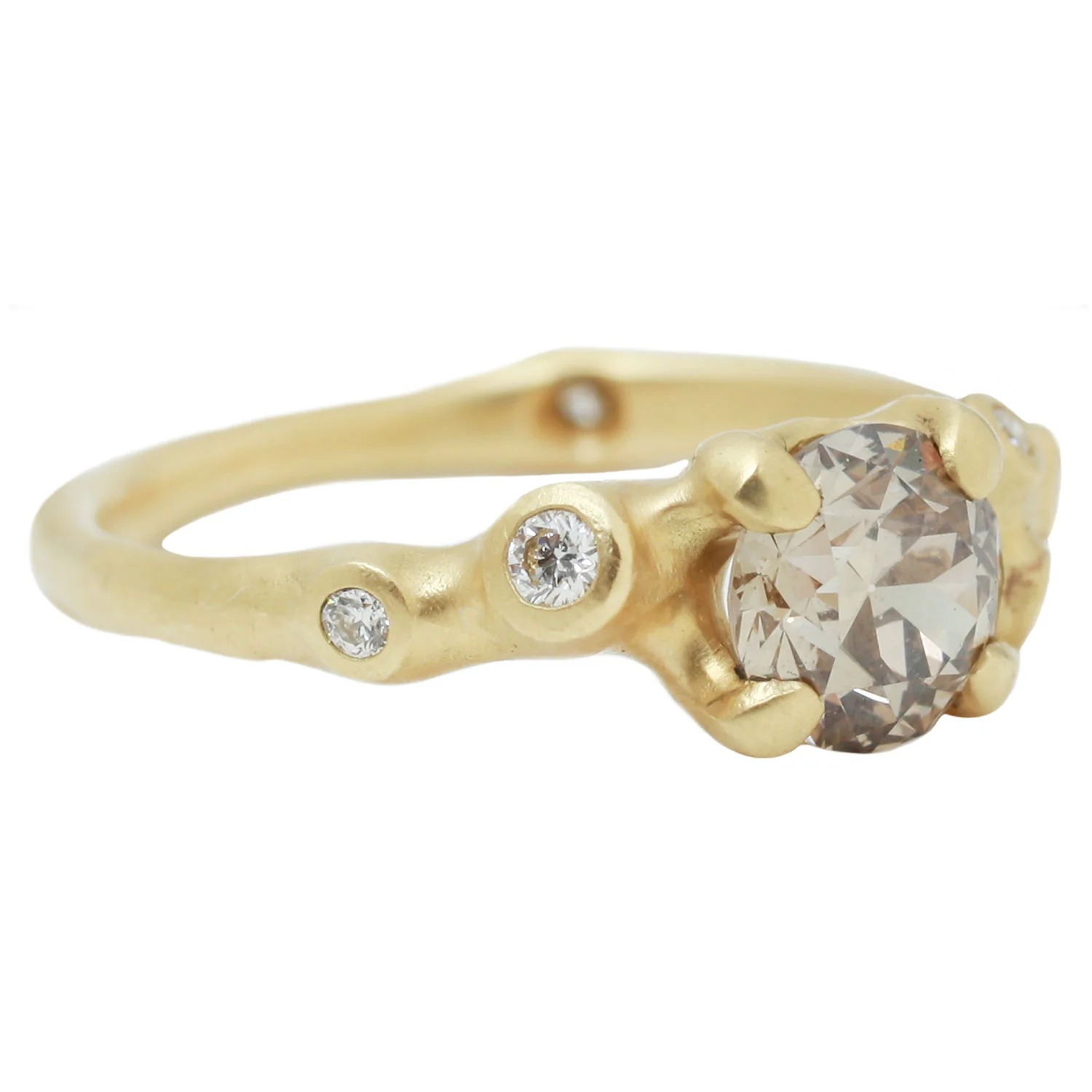 Fancy Diamond Cluster Ring - Image 3