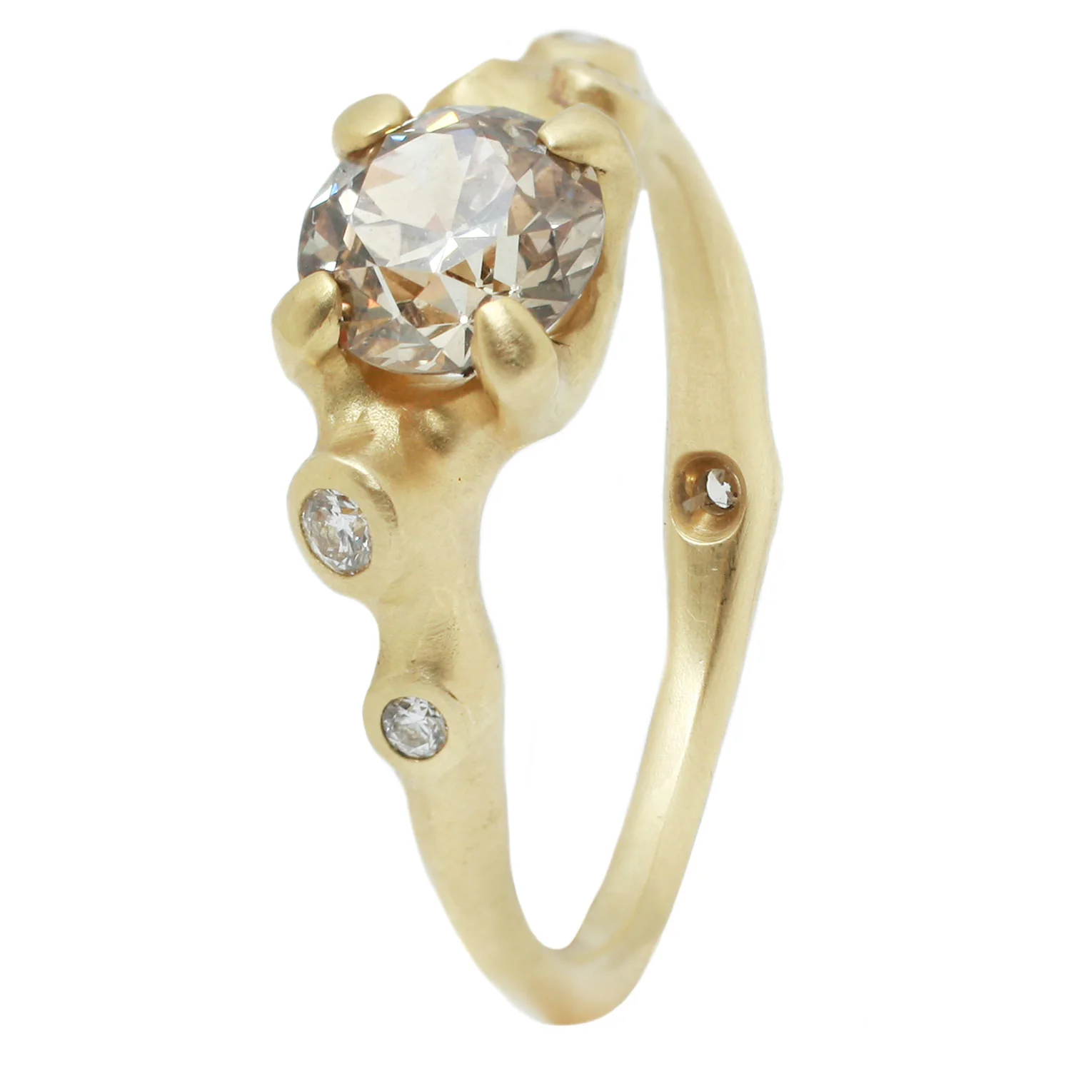 Fancy Diamond Cluster Ring - Image 4