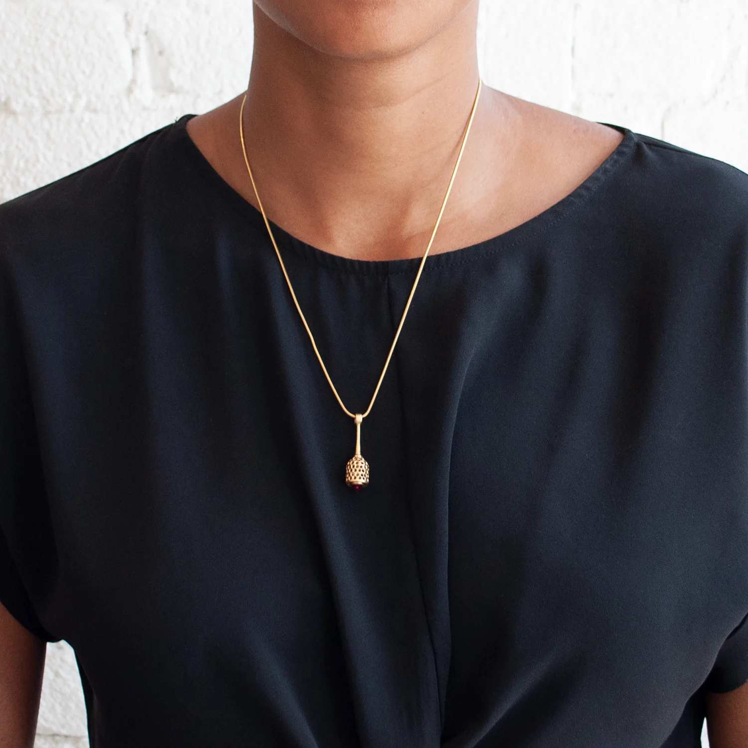 Ruby Pod Necklace - Image 2