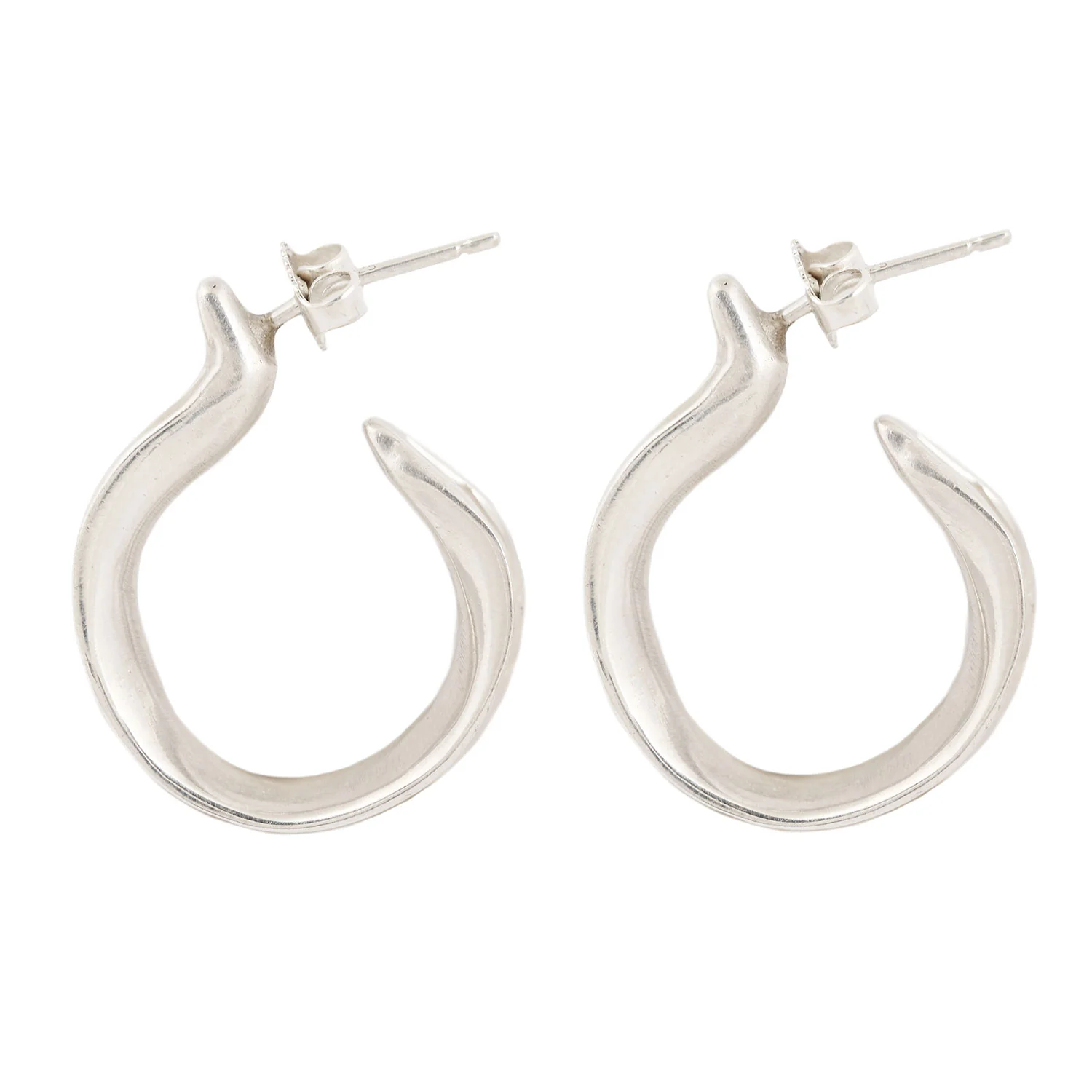 Kiki Mini Silver Hoops - Image 3