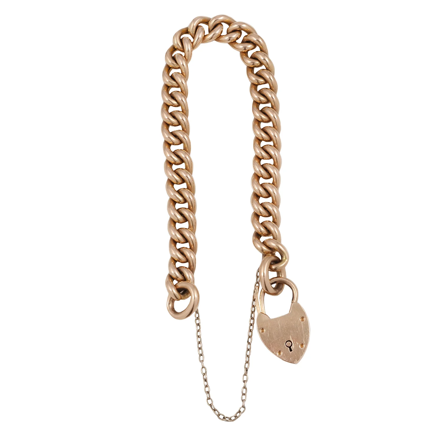 Kingsley Heart Curb Bracelet - Image 3